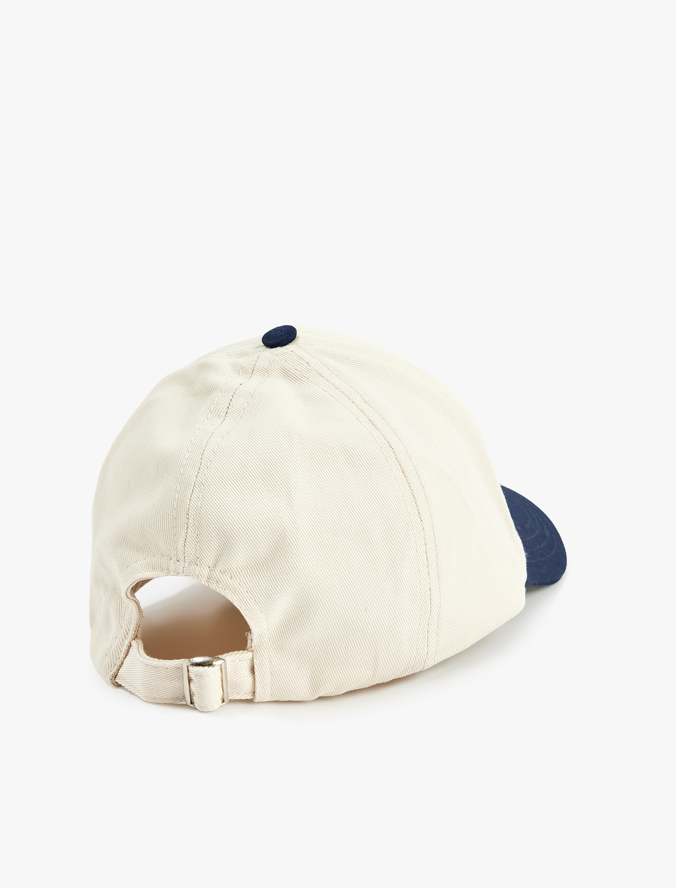  Erkek Nakışlı Pamuklu Renk Kontrastlı Kep Şapka