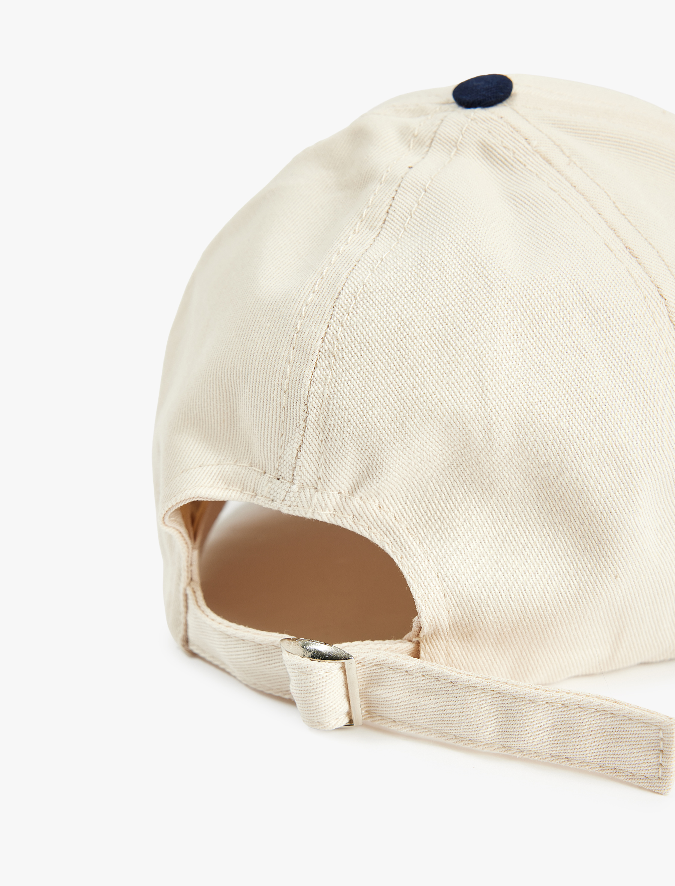  Erkek Nakışlı Pamuklu Renk Kontrastlı Kep Şapka