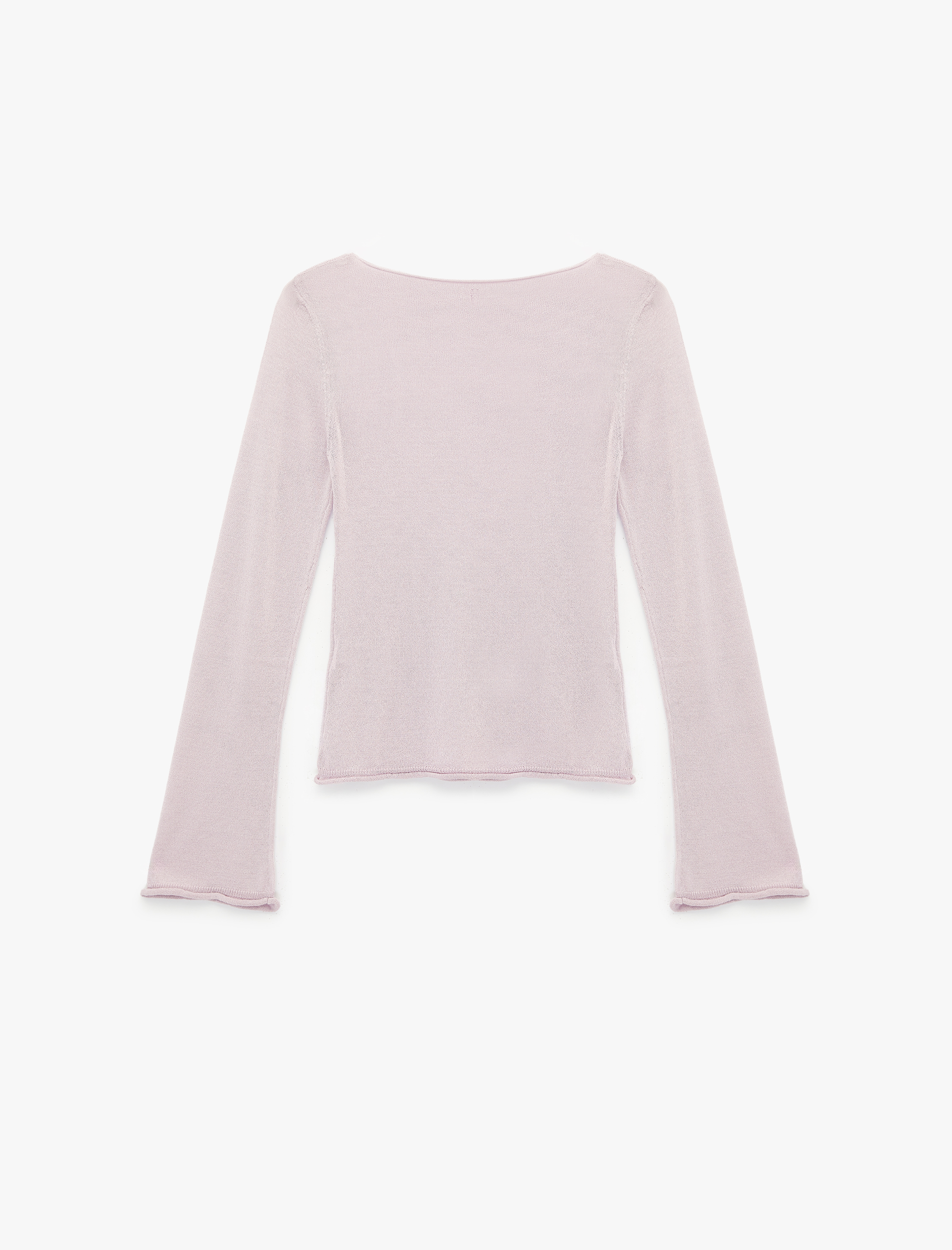   Uzun Kollu Bisiklet Yaka Viskon Triko Kazak