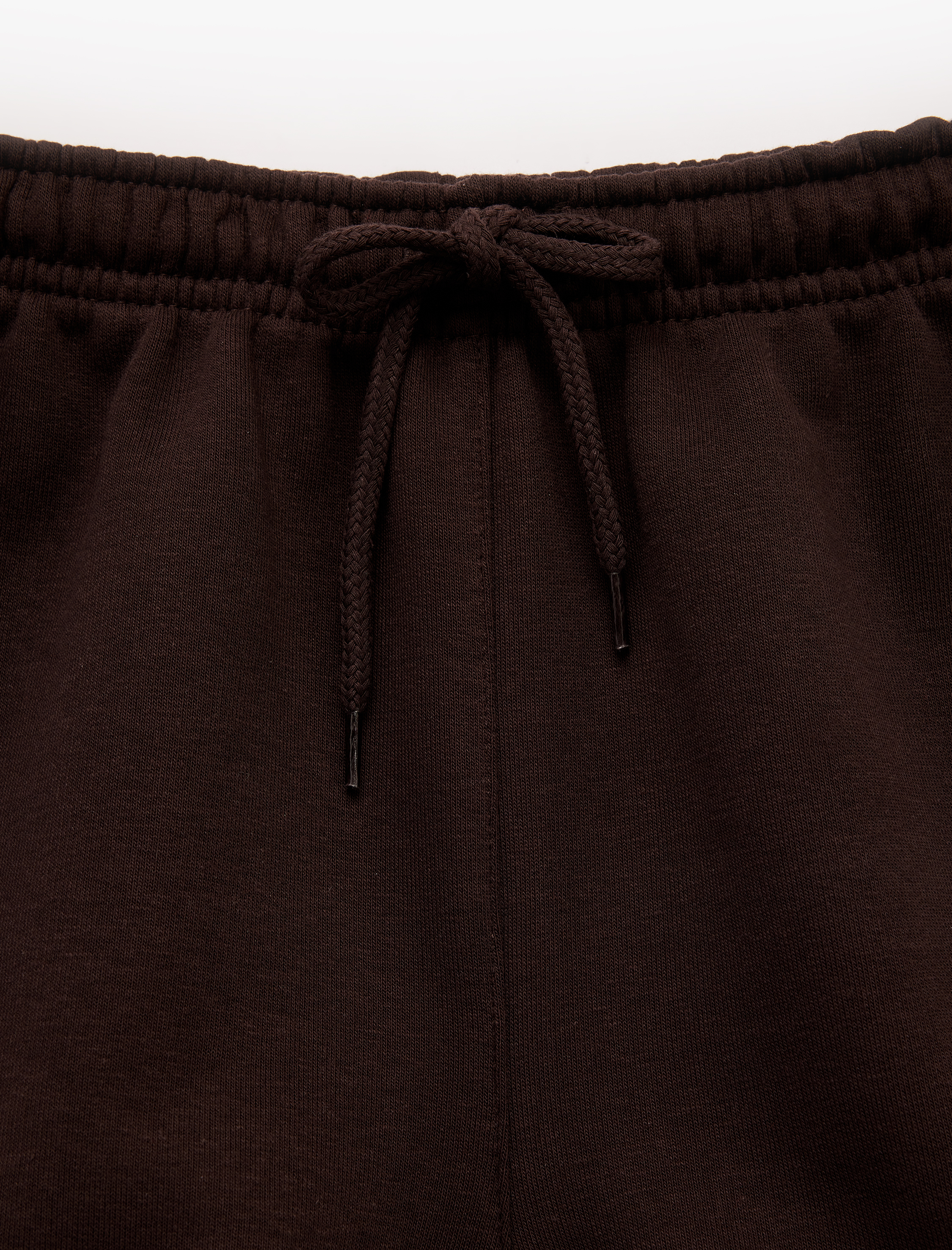   Slim Fit Beli Bağcıklı Biyeli Mini Şort