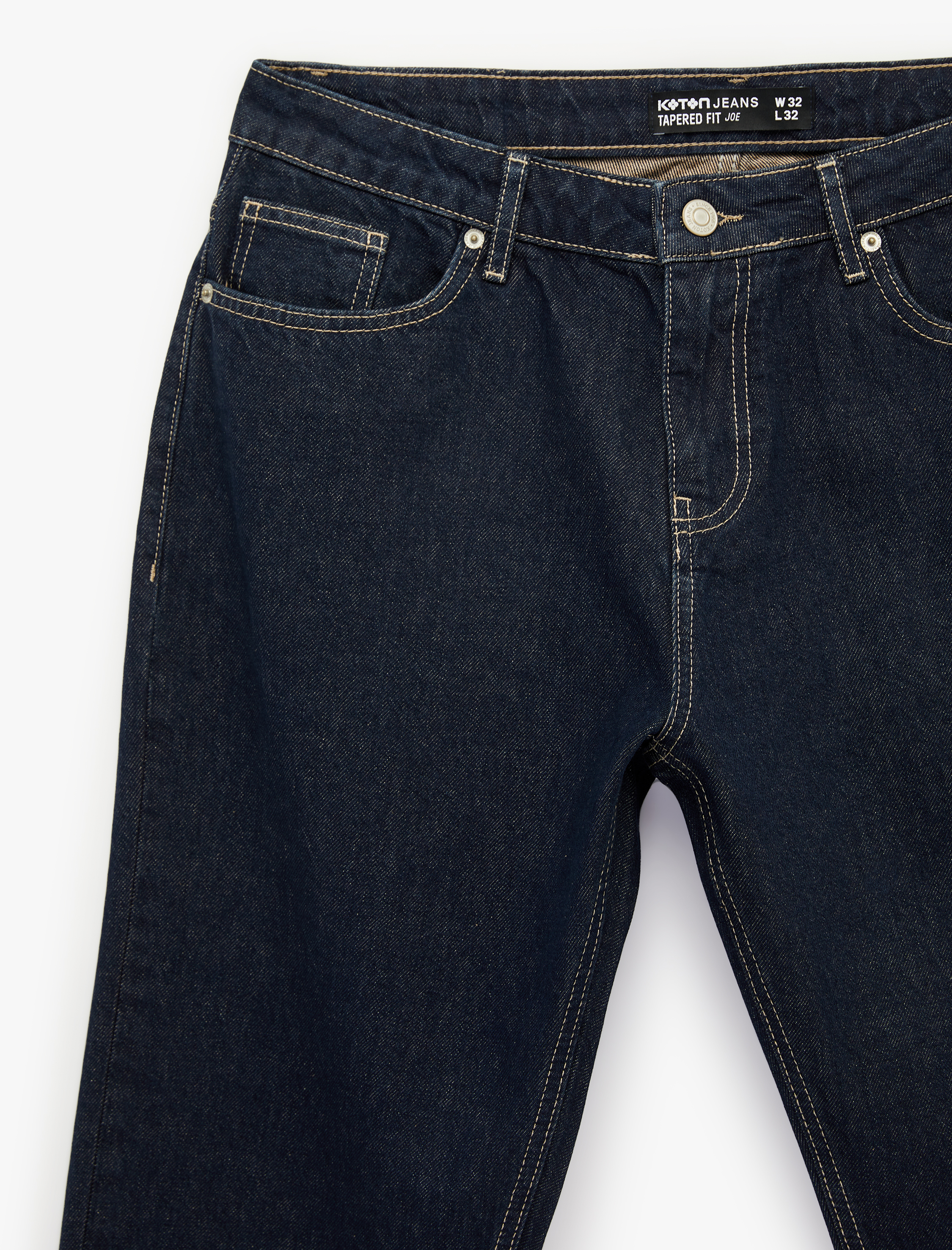   Normal Bel Pamuklu Cepli Tapered Fit Jean Pantolon - Joe Jean