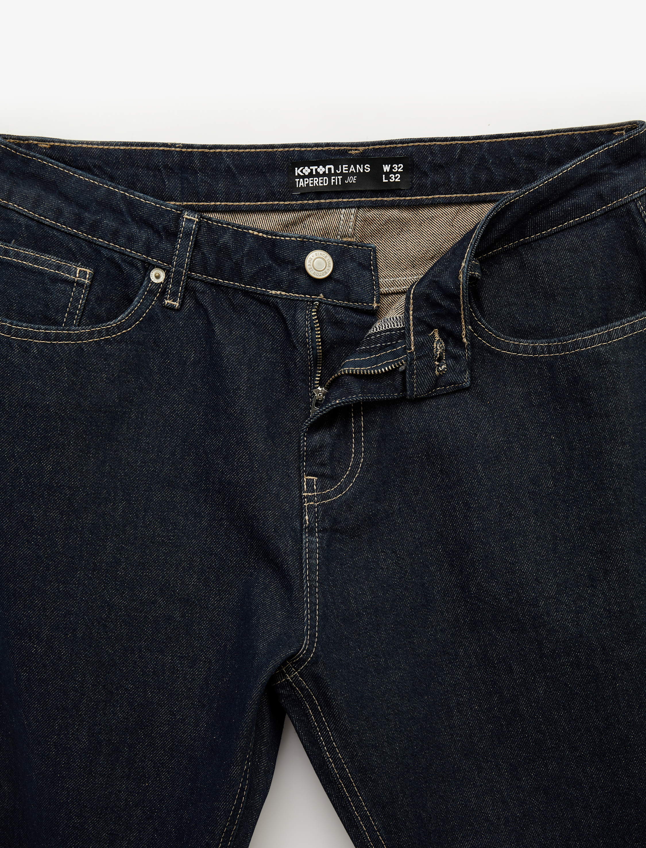   Normal Bel Pamuklu Cepli Tapered Fit Jean Pantolon - Joe Jean