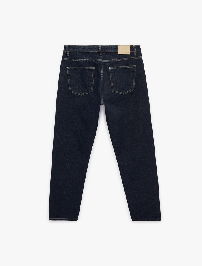  Normal Bel Pamuklu Cepli Tapered Fit Jean Pantolon - Joe Jean