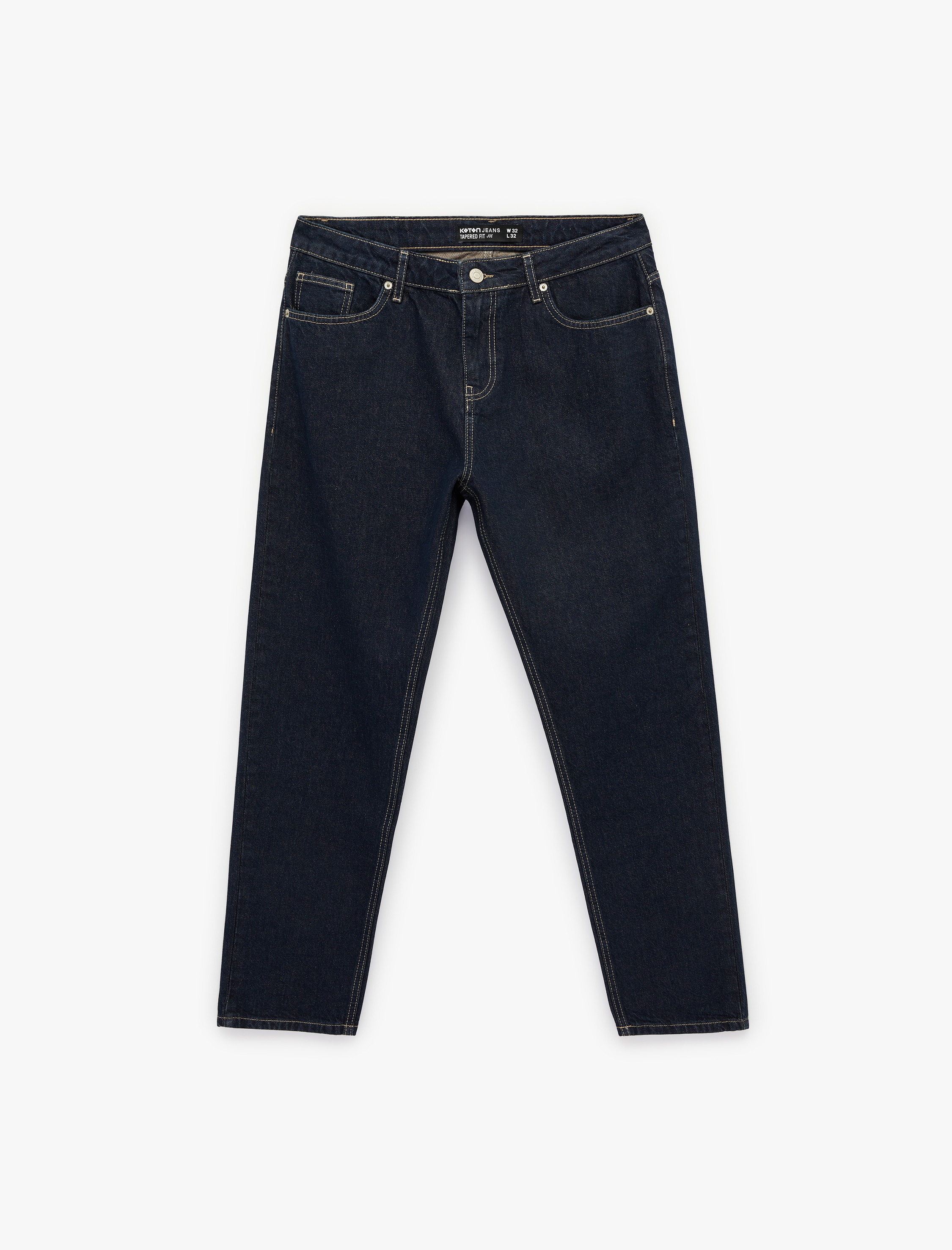  Normal Bel Pamuklu Cepli Tapered Fit Jean Pantolon - Joe Jean