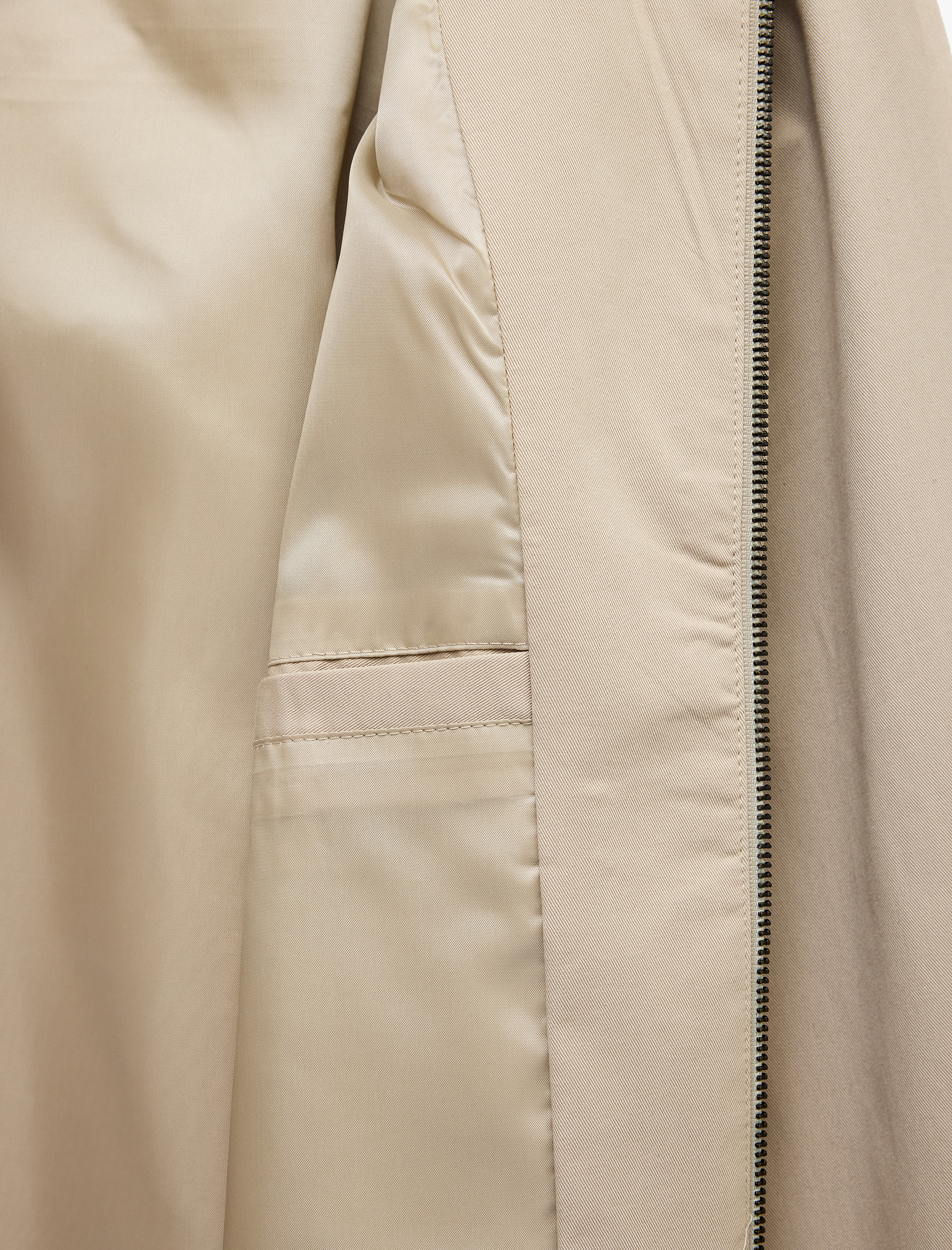   Regular Fit Pamuklu Uzun Kollu Gömlek Yaka Fermuarlı Ceket