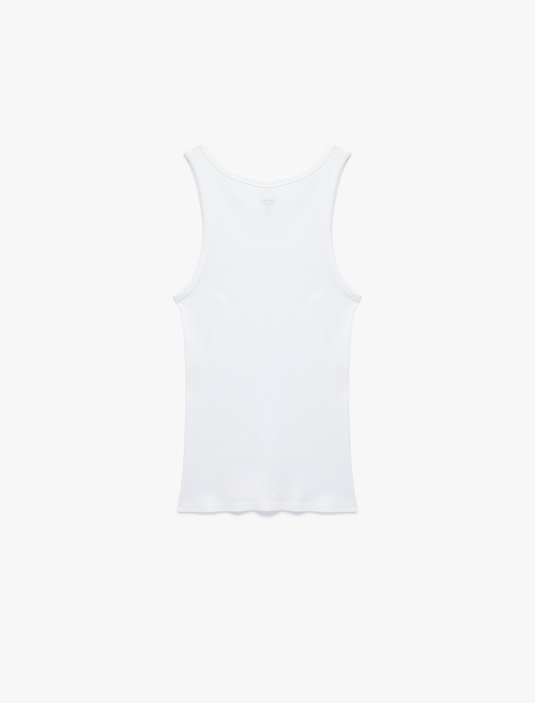   Rahat Kalıp Ribanalı Kolsuz U Yaka Pamuklu Atlet