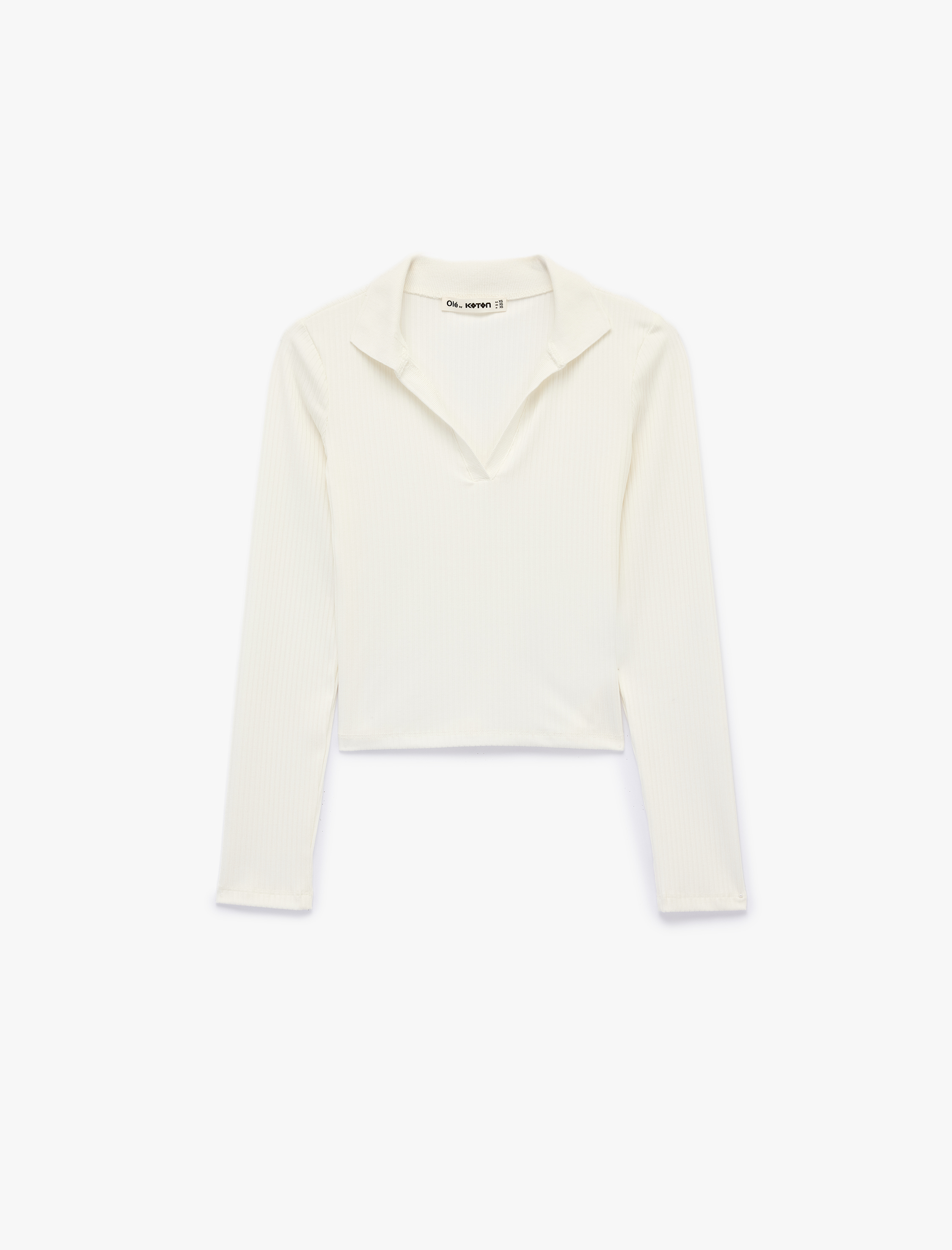   Kaşkorse Uzun Kollu Slim Fit Polo Yaka Tişört