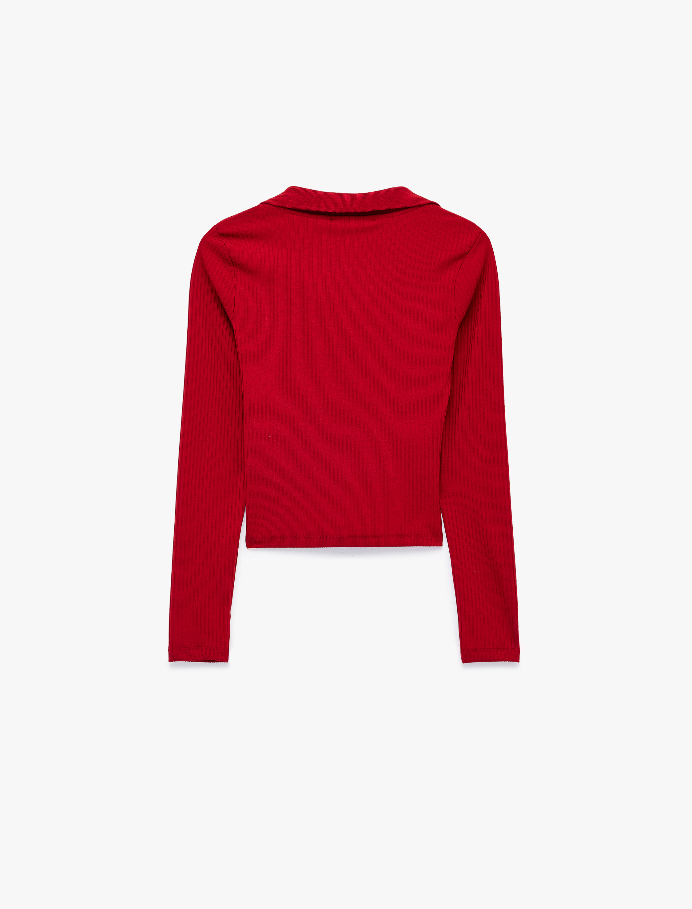   Kaşkorse Uzun Kollu Slim Fit Polo Yaka Tişört