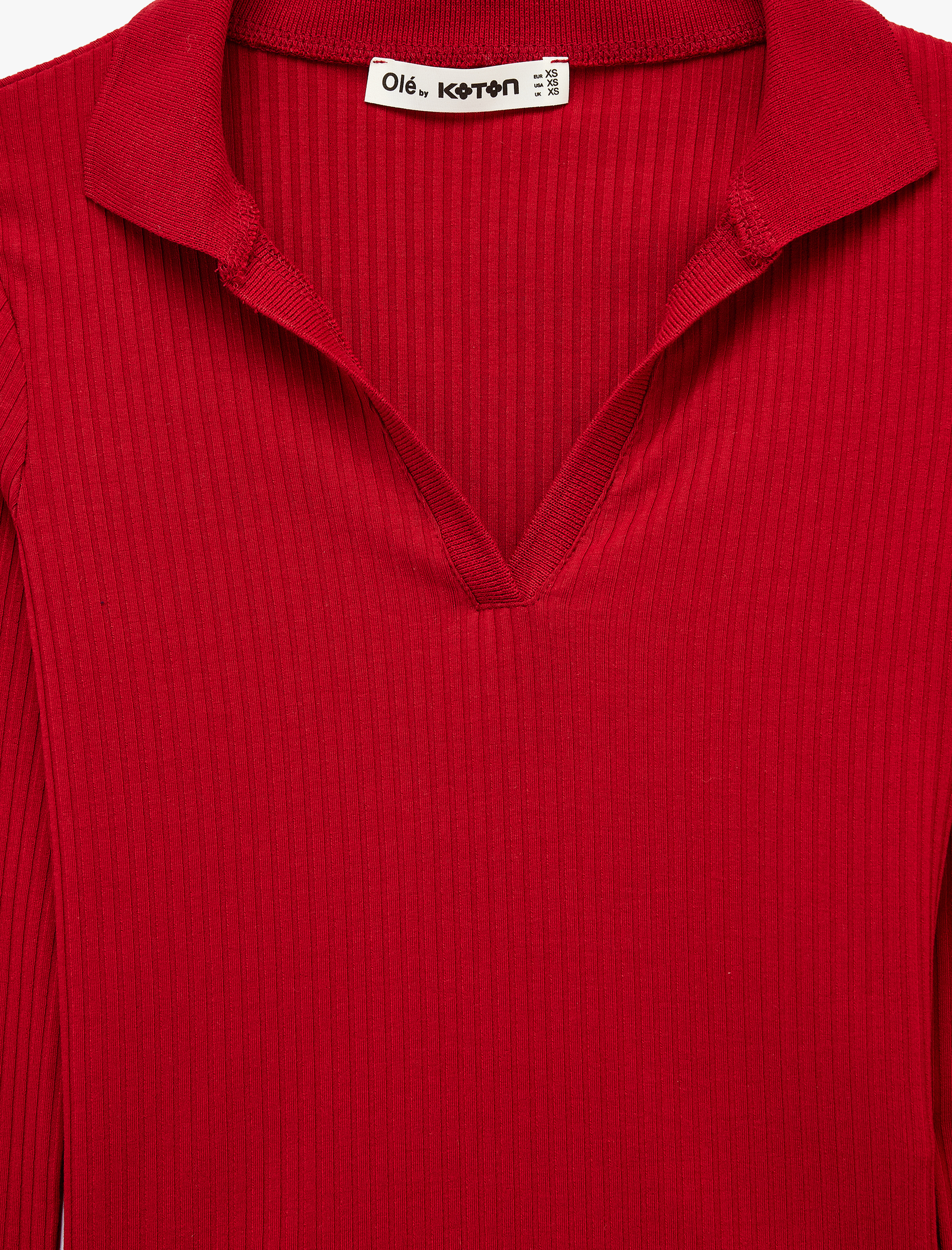   Kaşkorse Uzun Kollu Slim Fit Polo Yaka Tişört