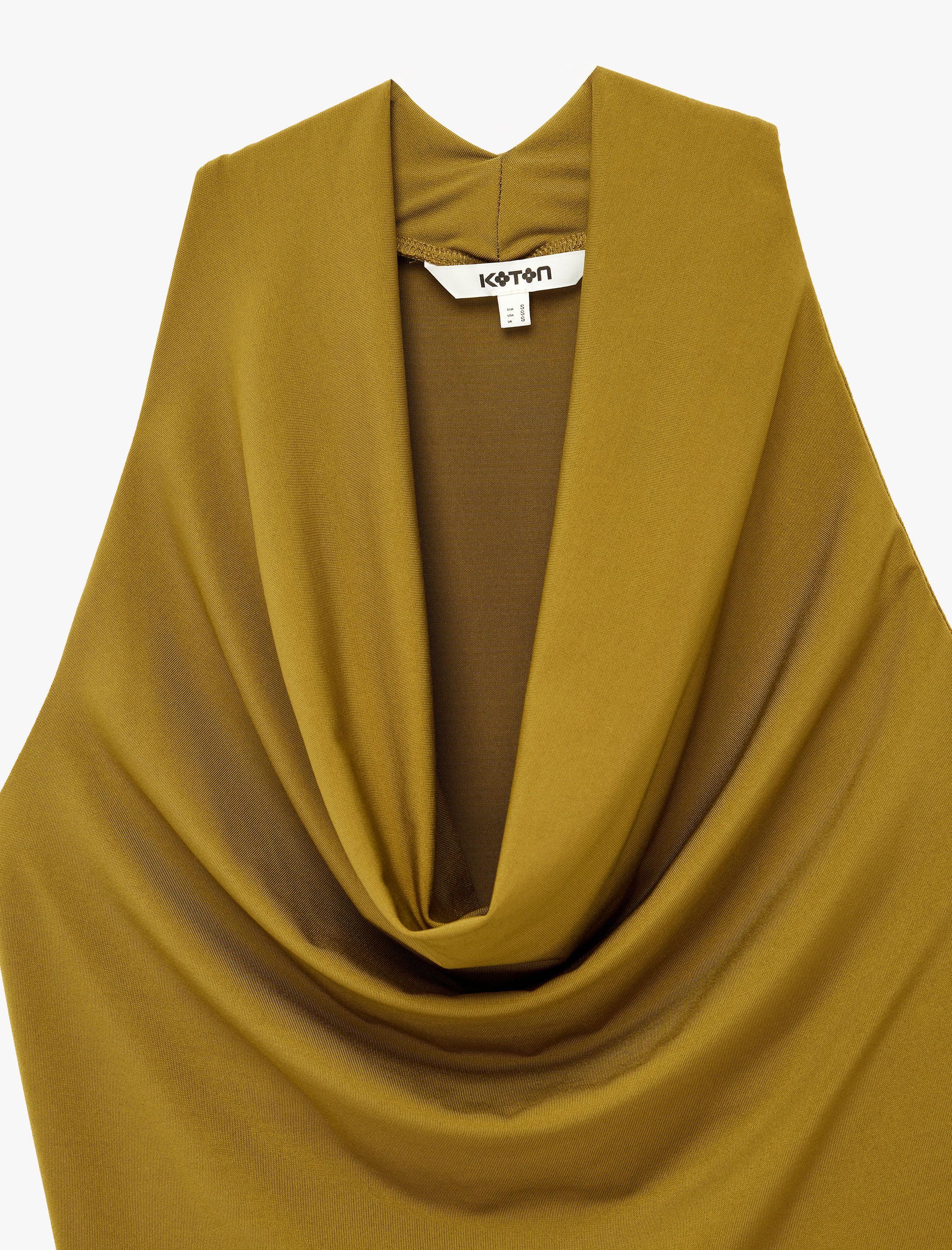   Slim Fit Degaje Yaka Kolsuz Bluz