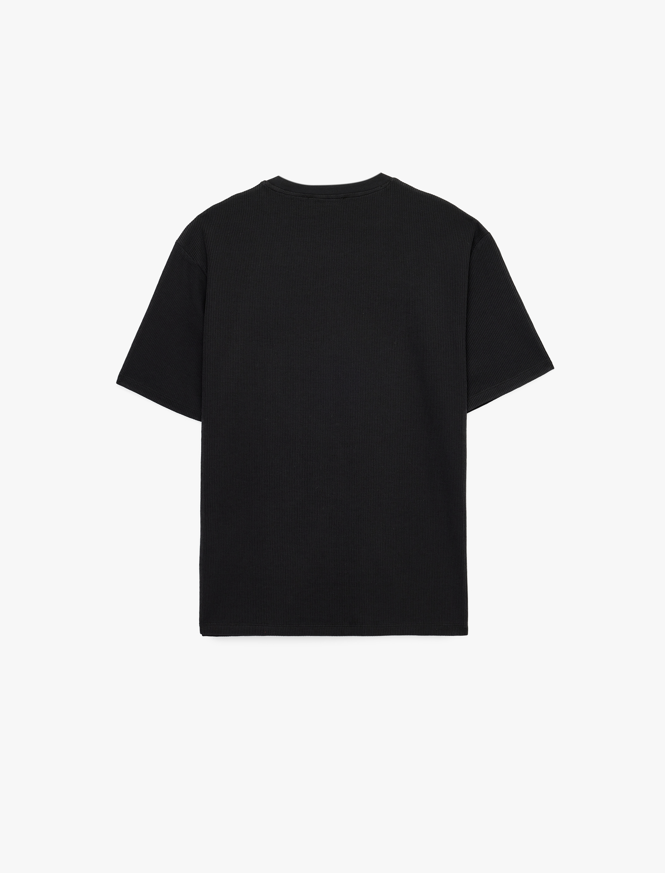   Bisiklet Yaka Kısa Kollu Pamuklu Rahat Kalıp Basic Tişört