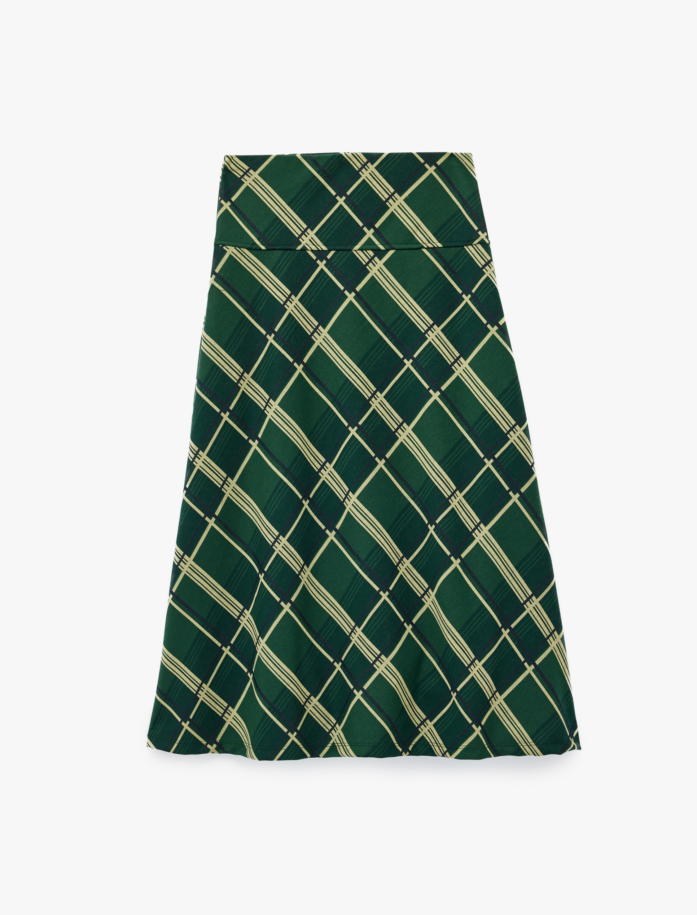   Standart Bel Midi Ekose Etek