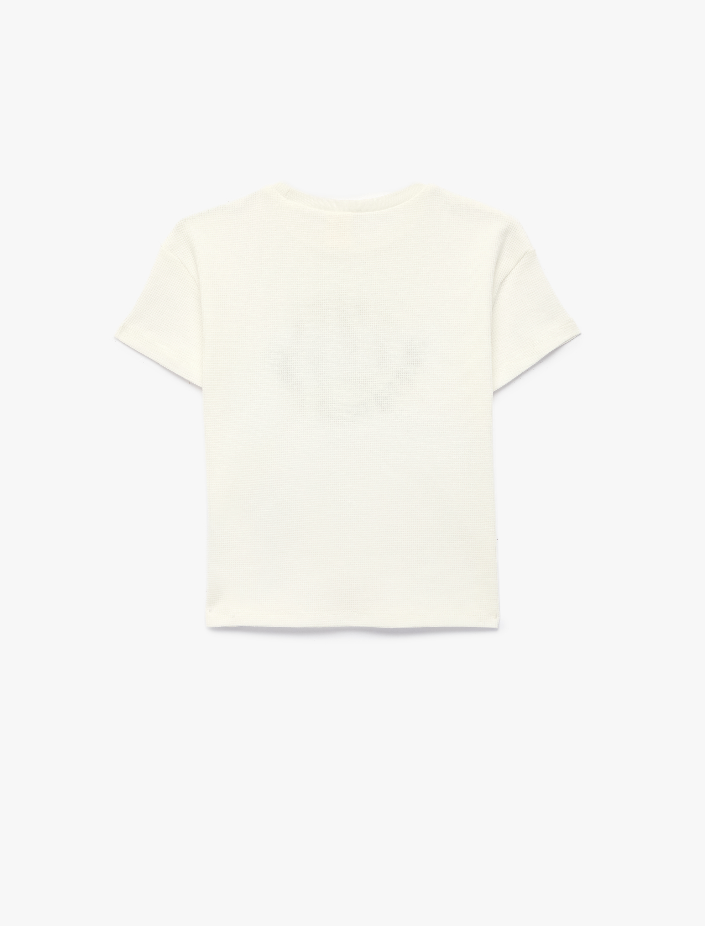  Erkek Bebek Nakışlı Kısa Kollu Bisiklet Yaka Oversize Pamuklu Tişört