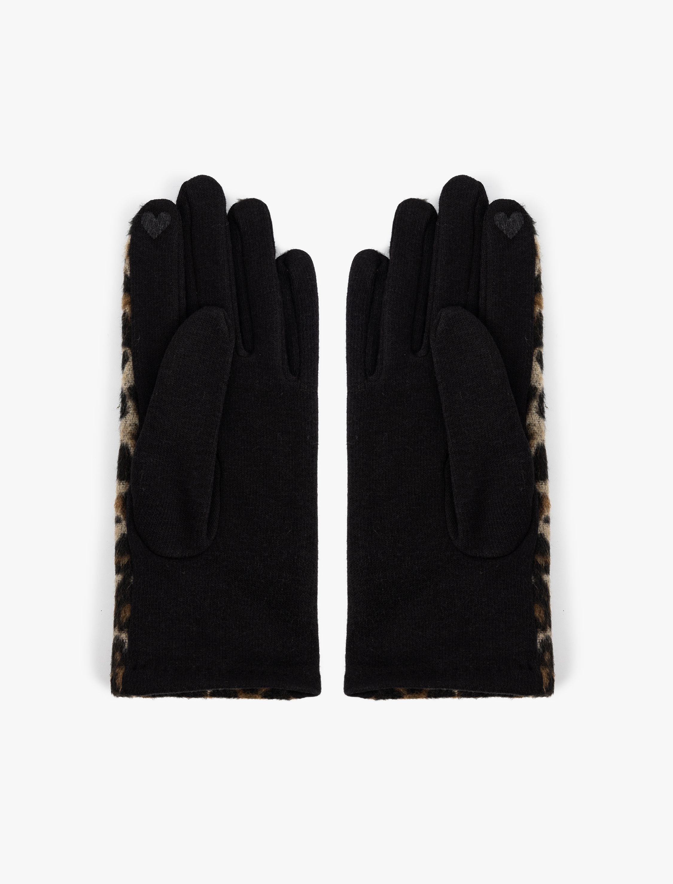  Kadın Eldiven Leopar Desenli