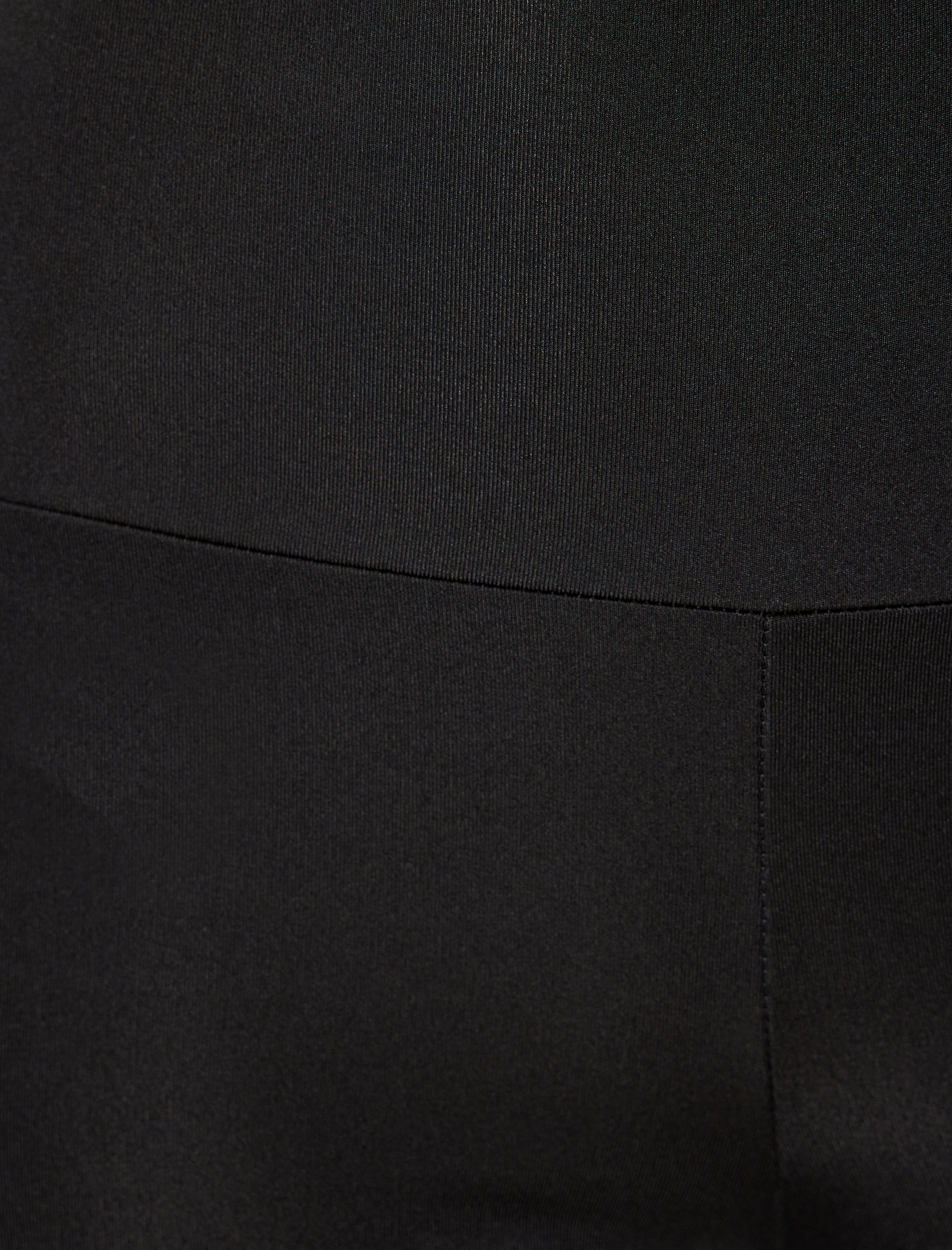   Yüksek Bel Slim Fit İspanyol Paça Tayt İnterlok