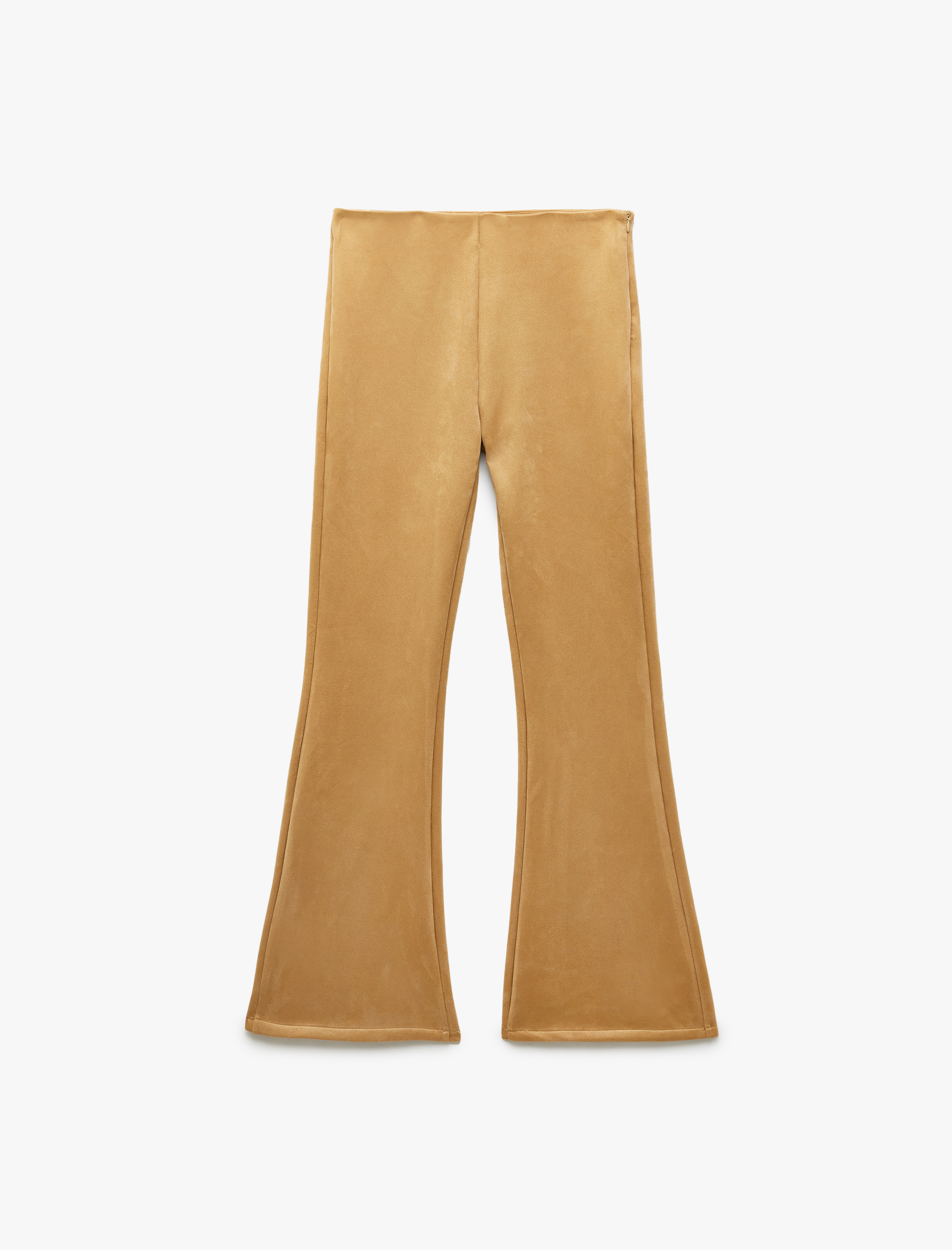   Suni Süet Pantolon İspanyol Paça