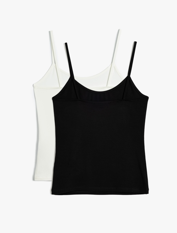  İnce Askılı Viskon Atlet 2'li Paket