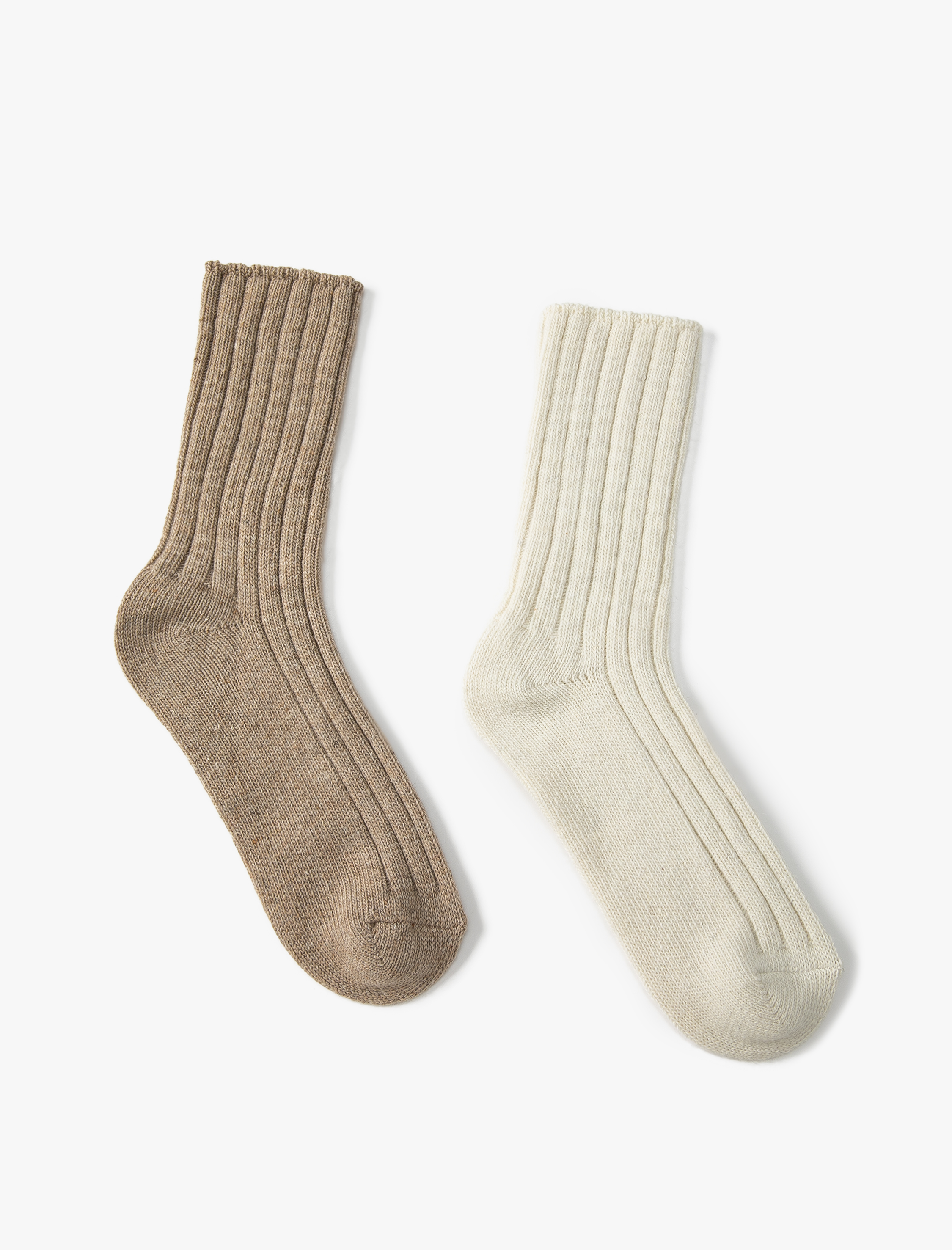  Kadın 2'li Kalın Soket Çorap Seti