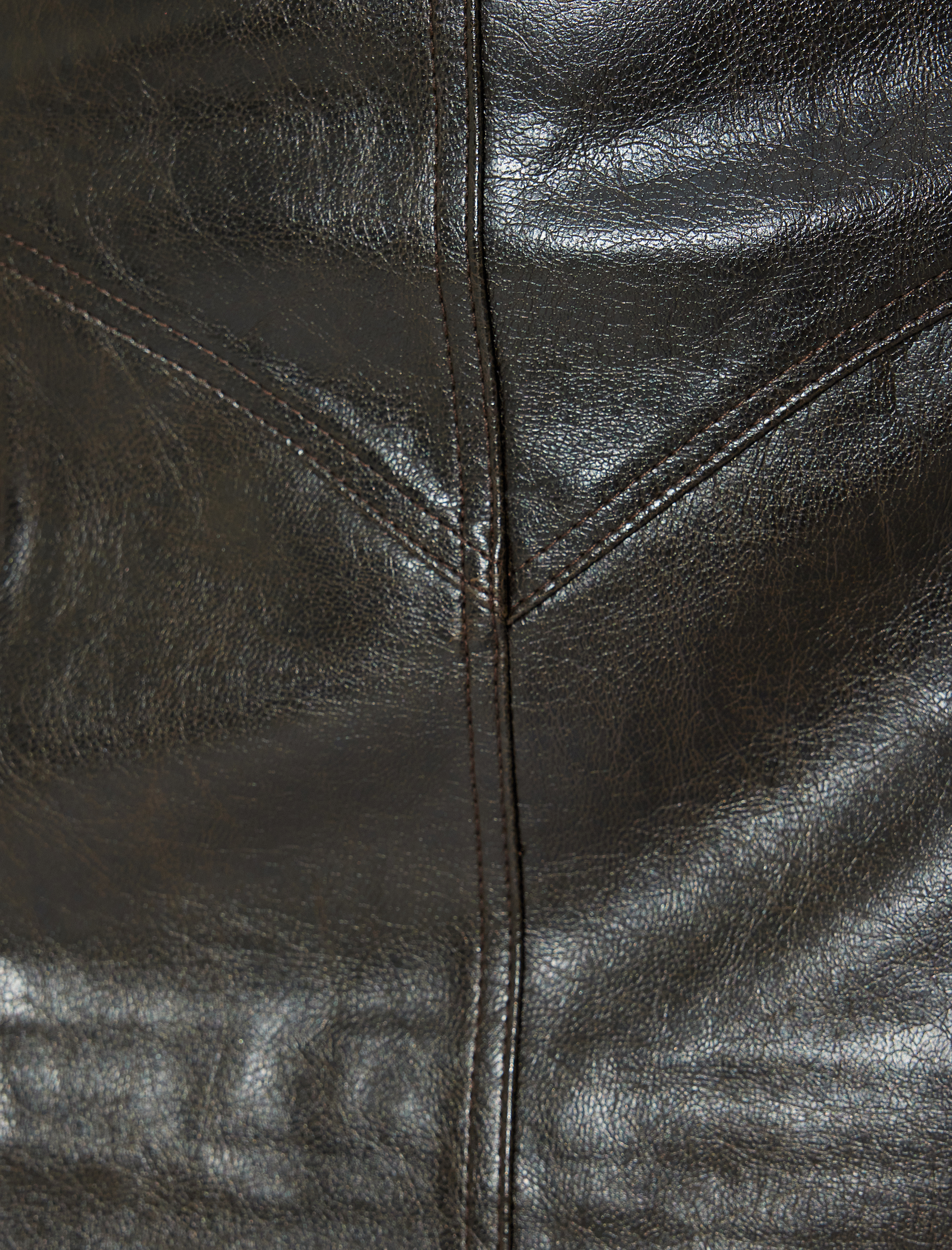   Suni Deri Etek Ekstra Mini A Kesim Standart Bel