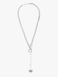 Kalpli Zincir Kolye Kısa