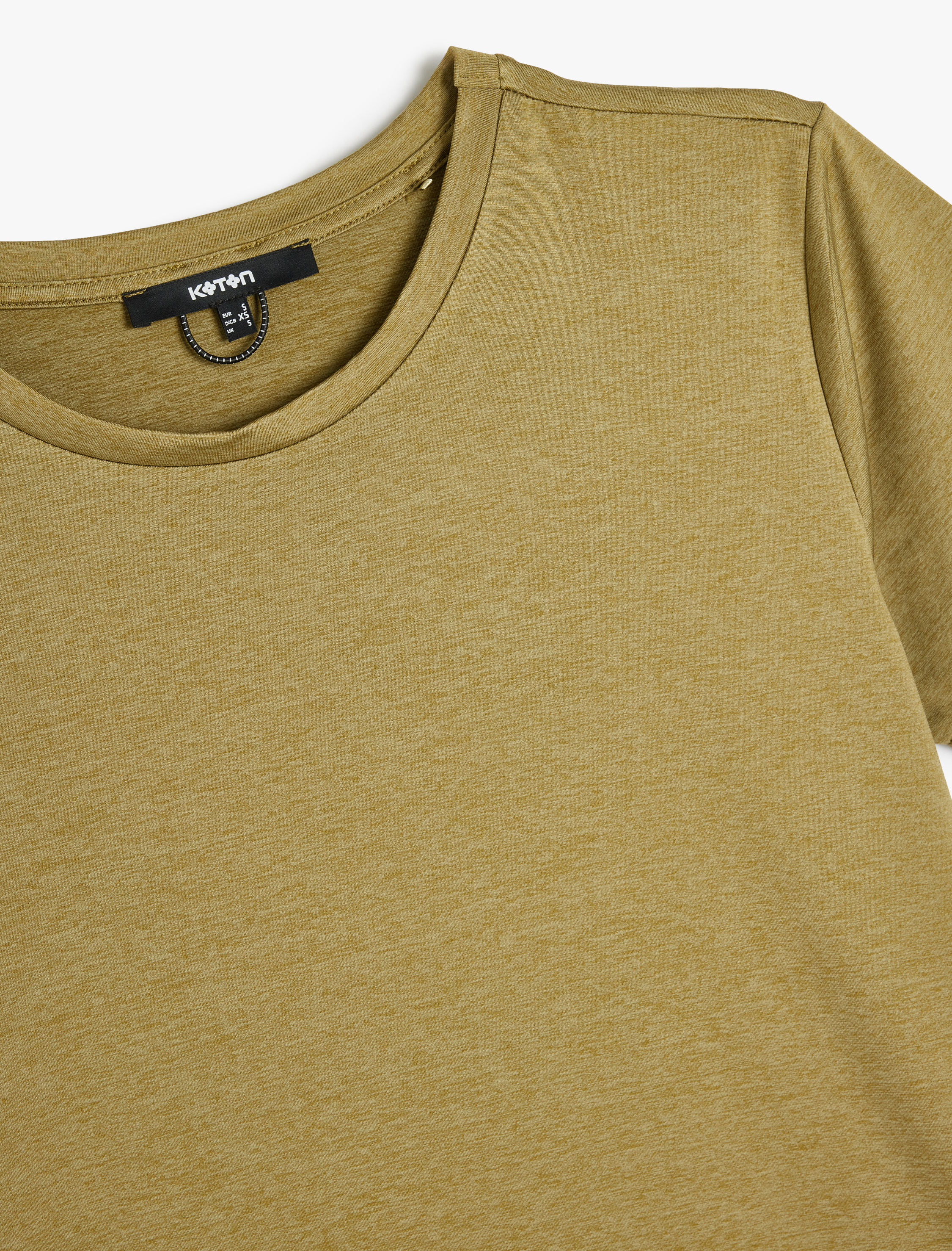   Spor Tişört Bisiklet Yaka Kısa Kollu Rahat Kalıp