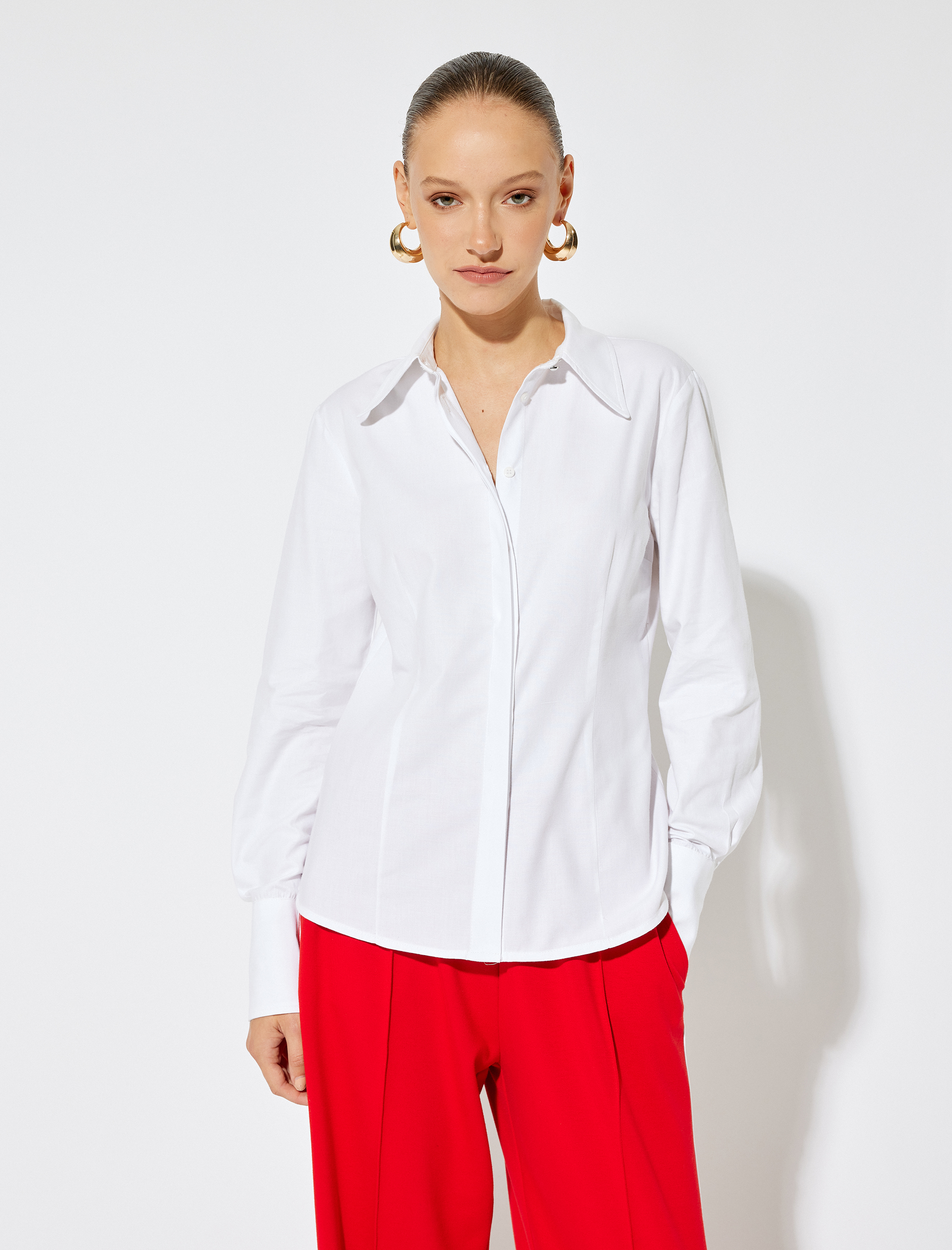   Pamuklu Regular Fit Uzun Kollu Gömlek