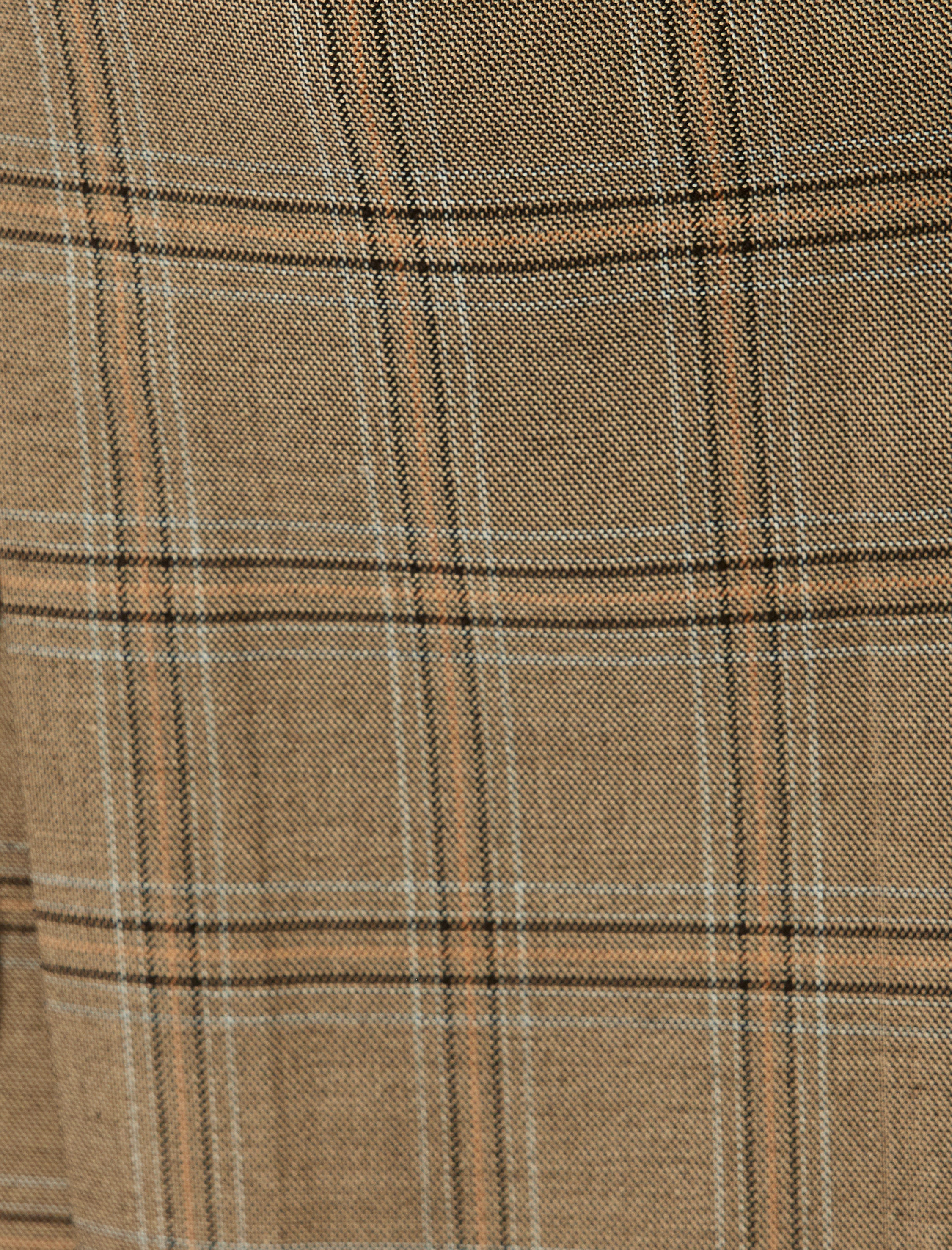   Mini Boy Aksesuar Detaylı A Kesim Pileli Ekose Etek