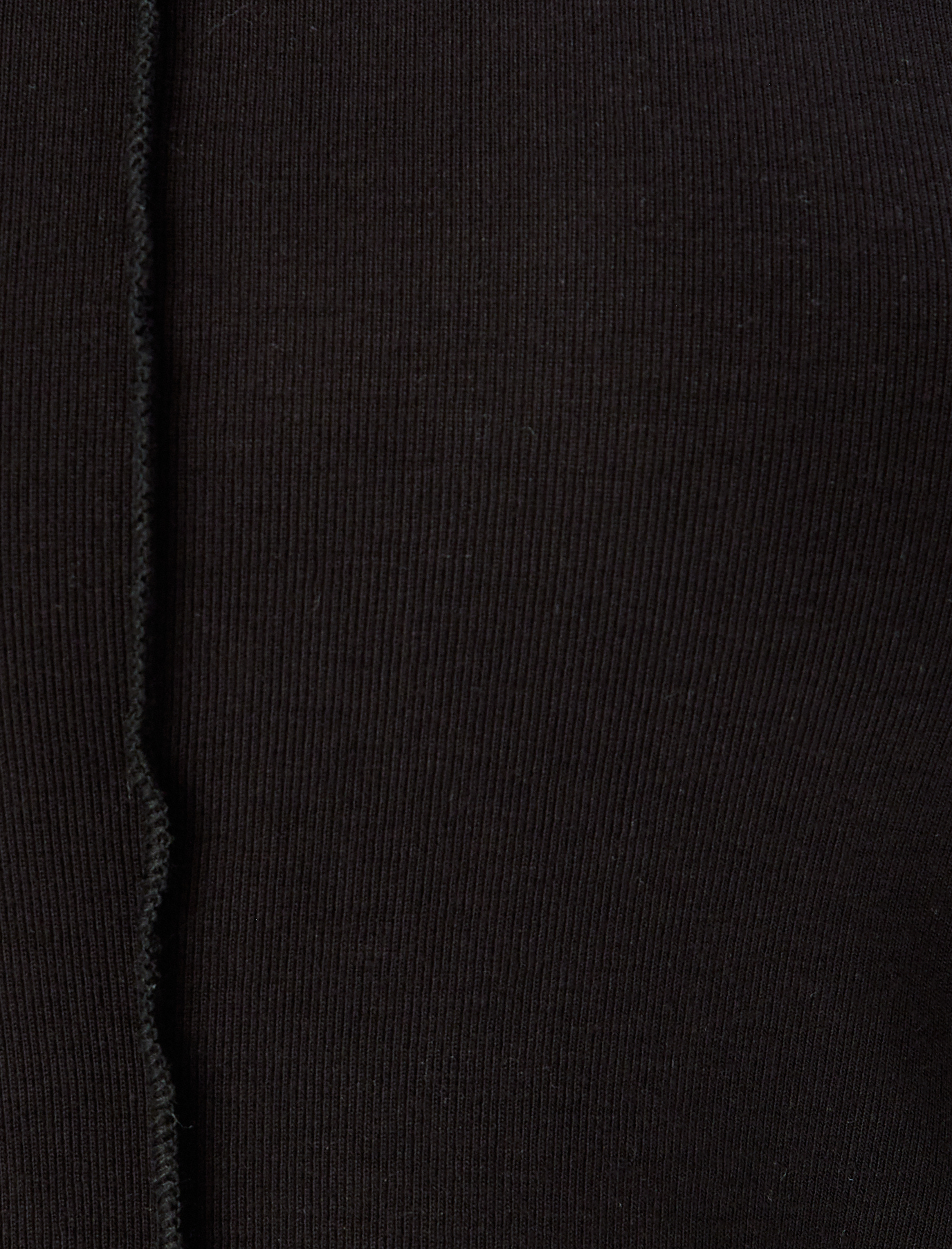   Viskon Dikiş Detaylı Uzun Kollu Bisiklet Yaka Tişört