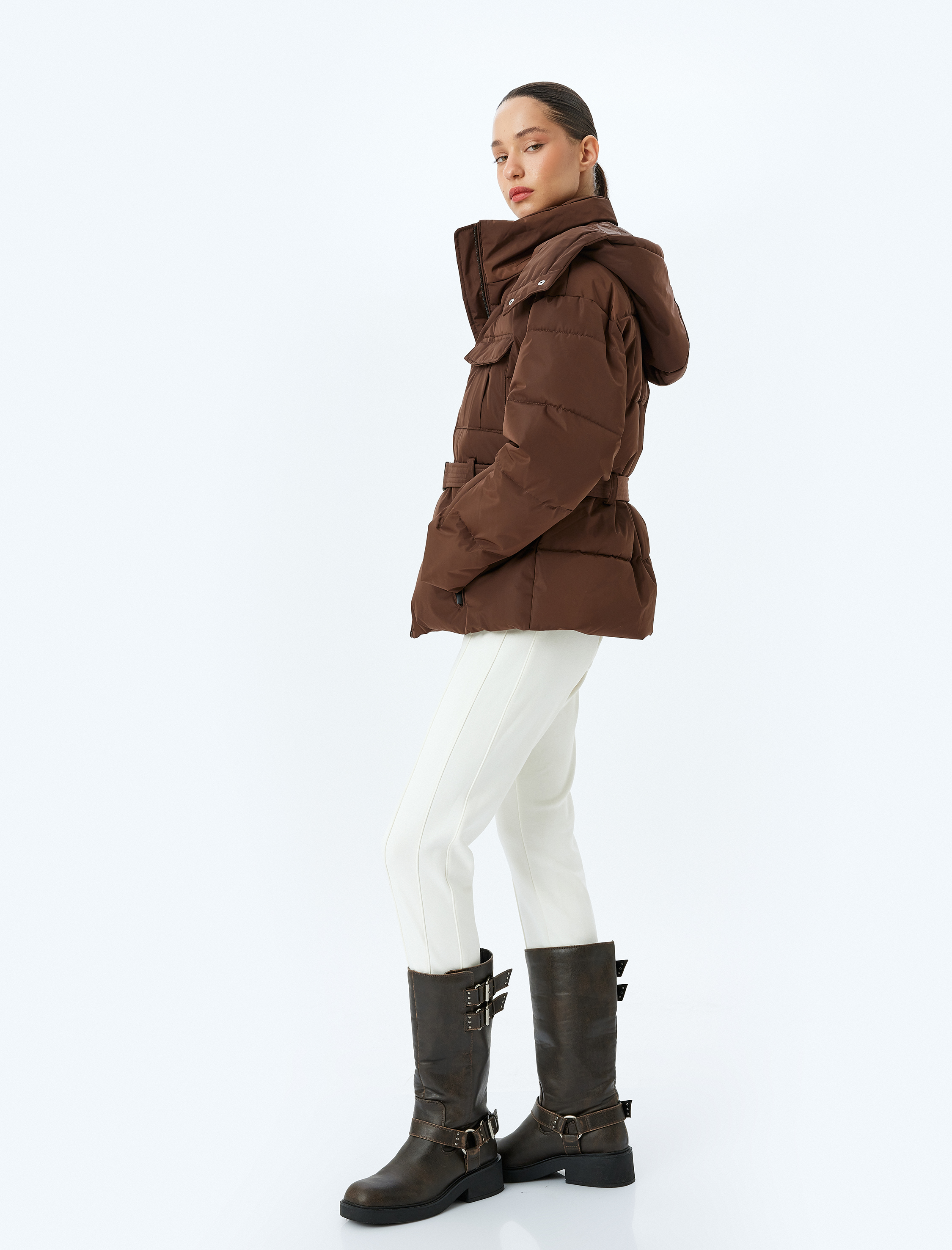   Kalın Nervürlü Polar Kayak Tayt