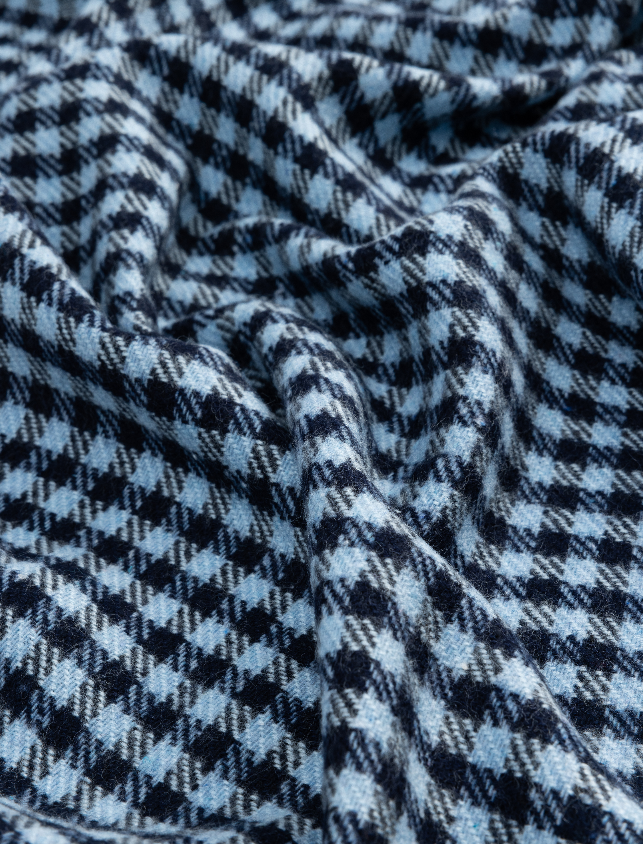  Kadın Ekoseli Püsküllü Uzun Atkı