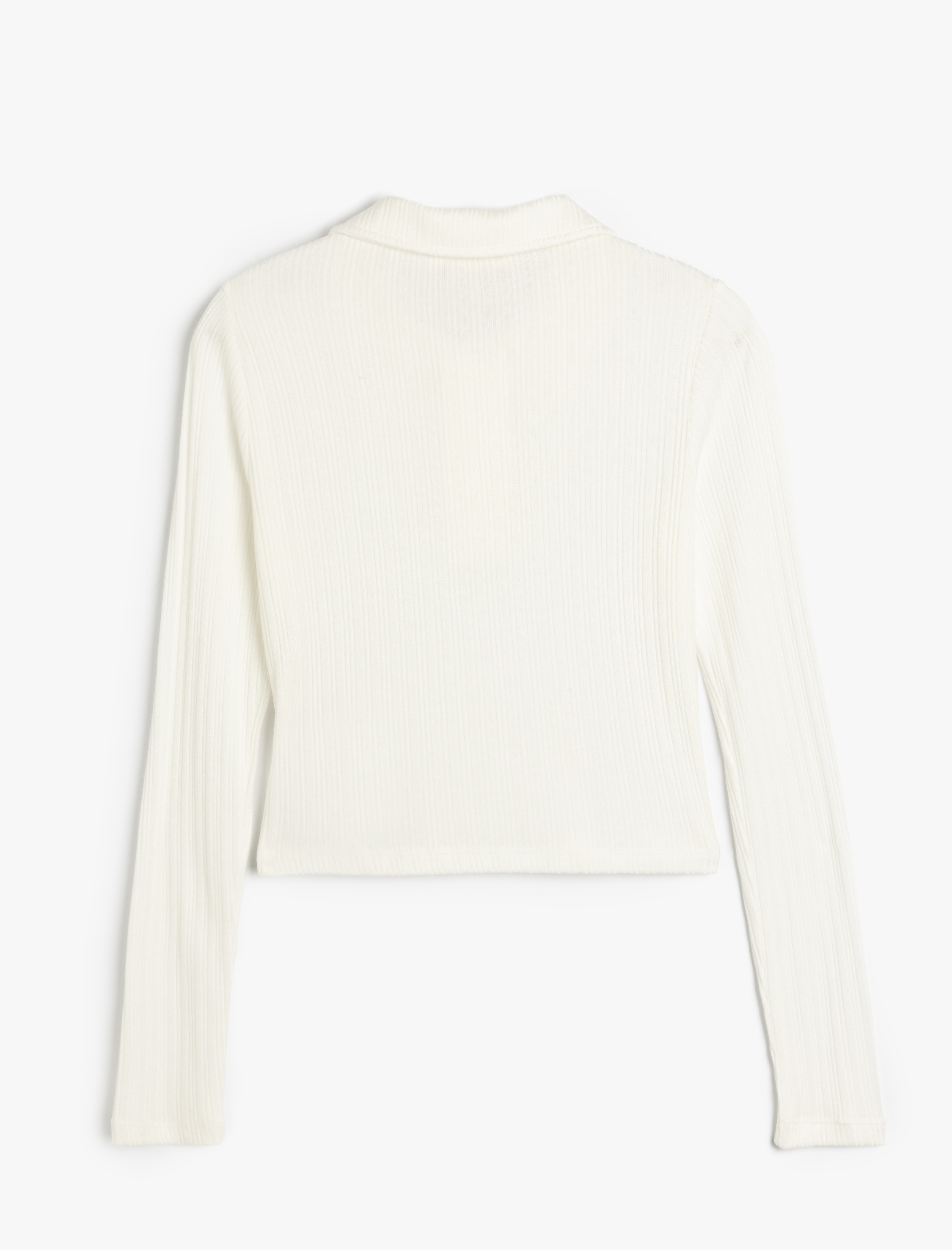   Uzun Kollu Düğmeli Slim Fit Polo Yaka Tişört