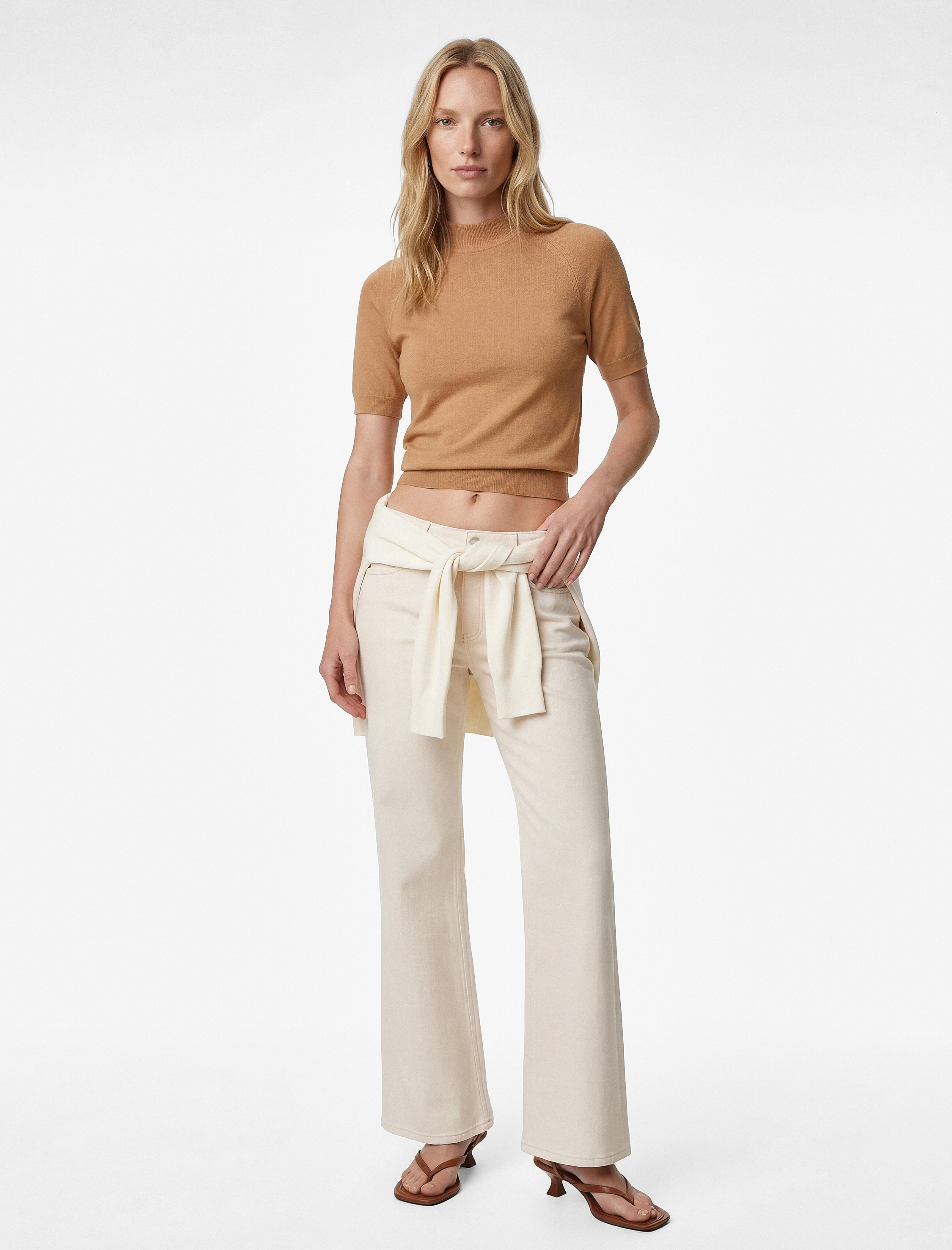   Balıkçı Yaka Kısa Kollu Triko Kazak