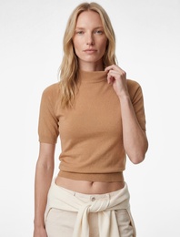 Balıkçı Yaka Kısa Kollu Triko Kazak