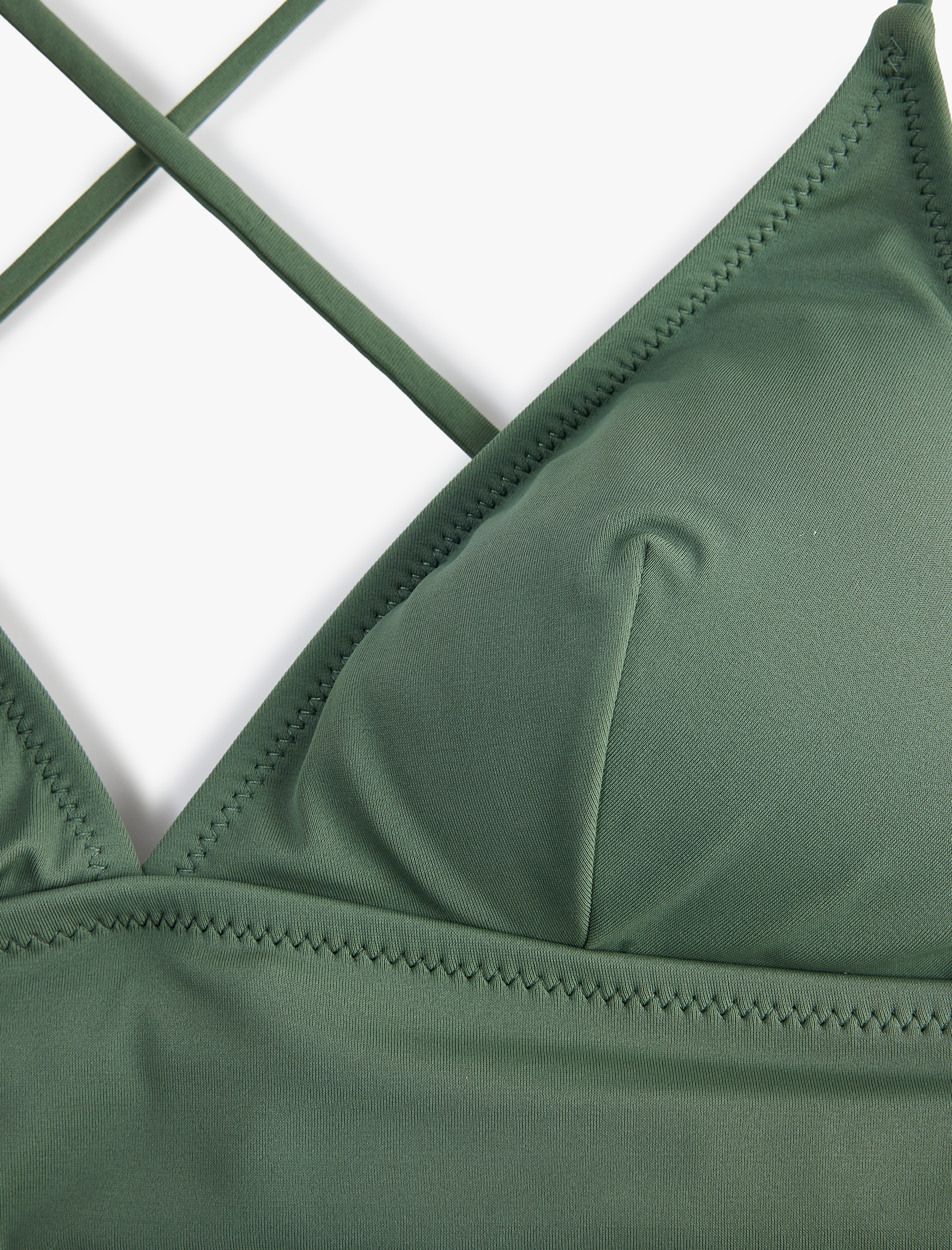   Çapraz Askılı Bralet Bikini Üstü