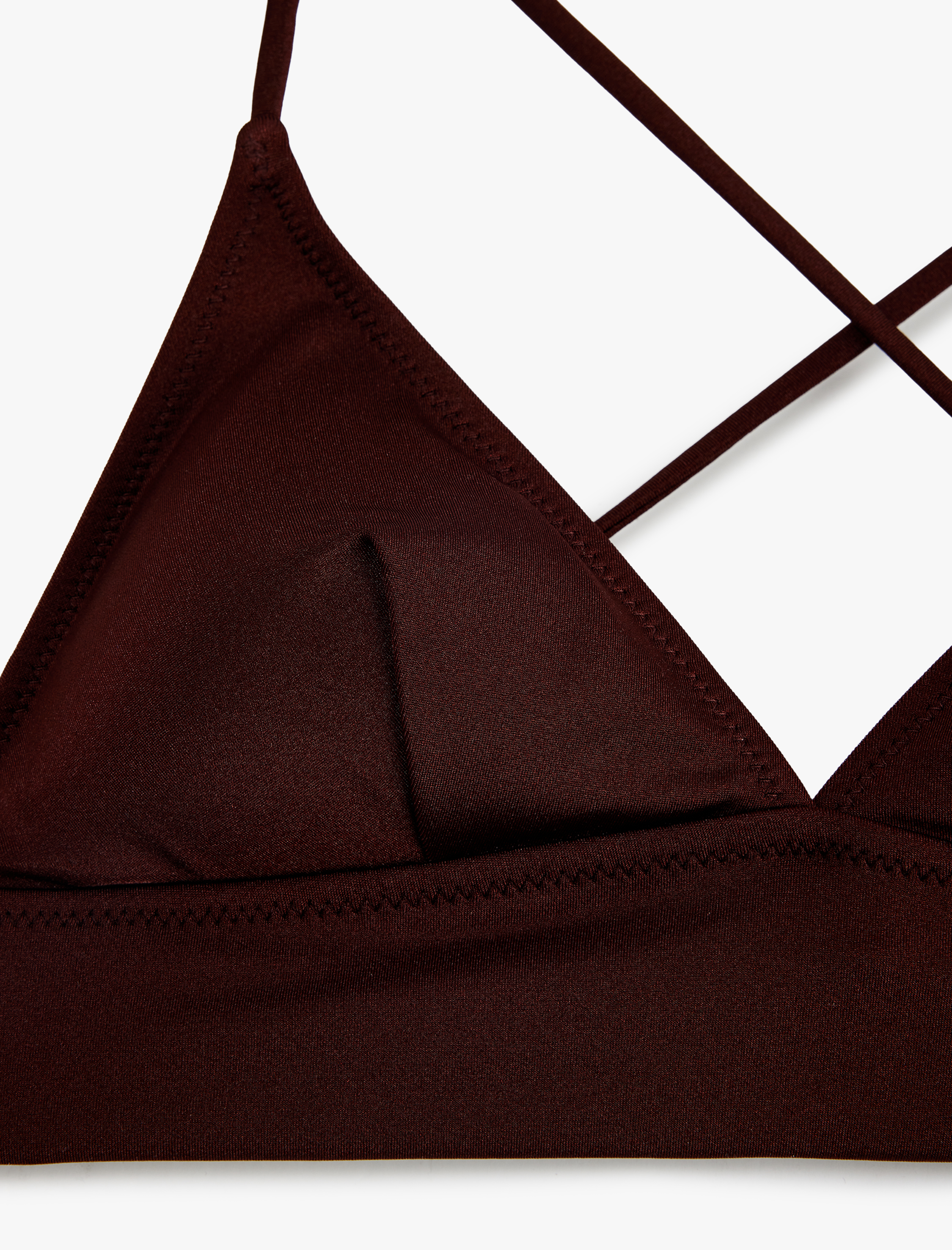   Çapraz Askılı Bralet Bikini Üstü