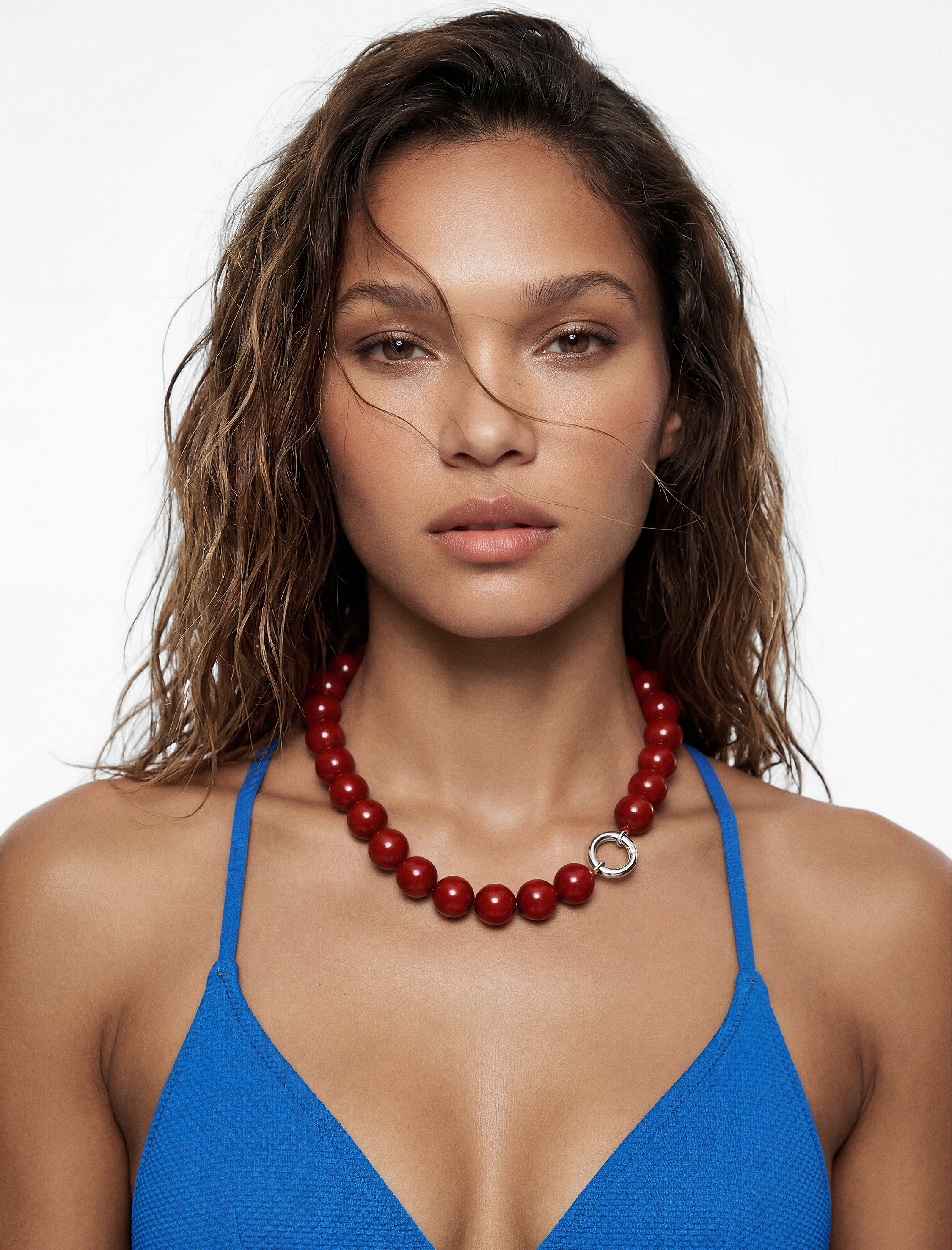   Çapraz Askılı Dokulu Bralet Bikini Üstü