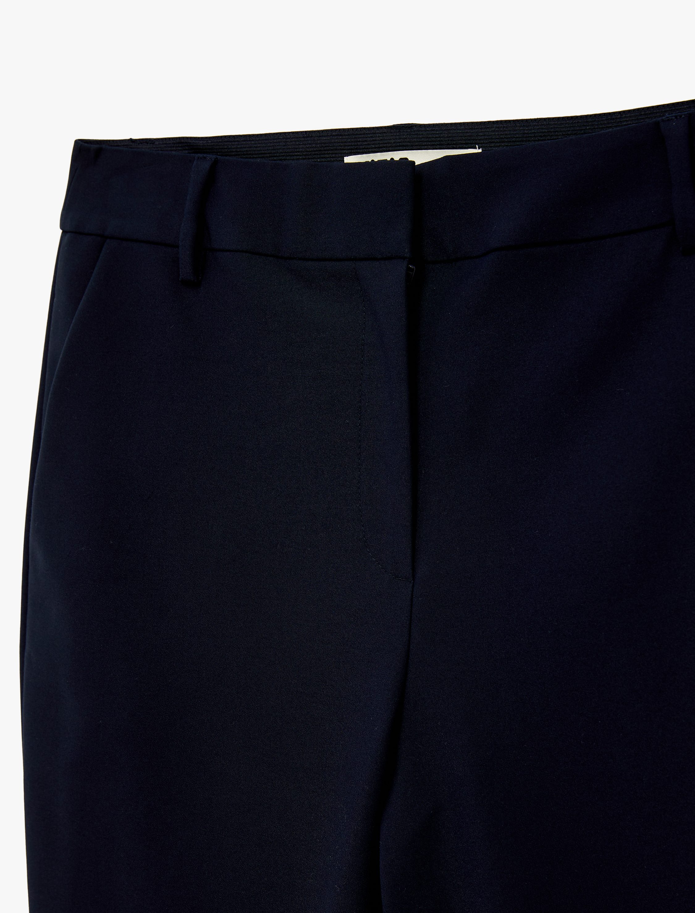 Regular Fit Cep Detaylı Normal Bel Düz Paça Kumaş Pantolon - Görsel 4