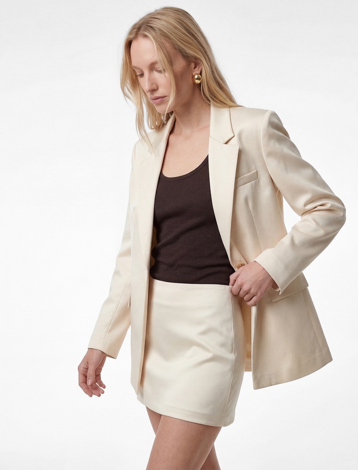  A Kesim Mini Saten Etek