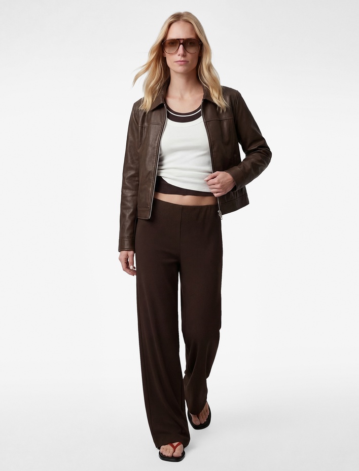  Standart Bel Geniş Paça Palazzo Pantolon