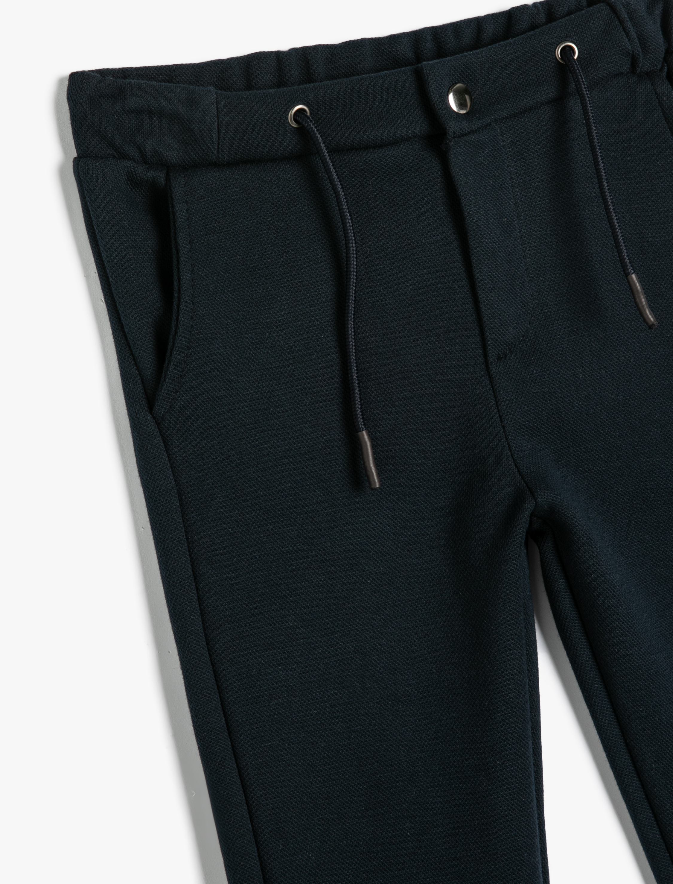  Erkek Çocuk Beli Bağlamalı Cep Detaylı Basic Okul Eşofman Altı