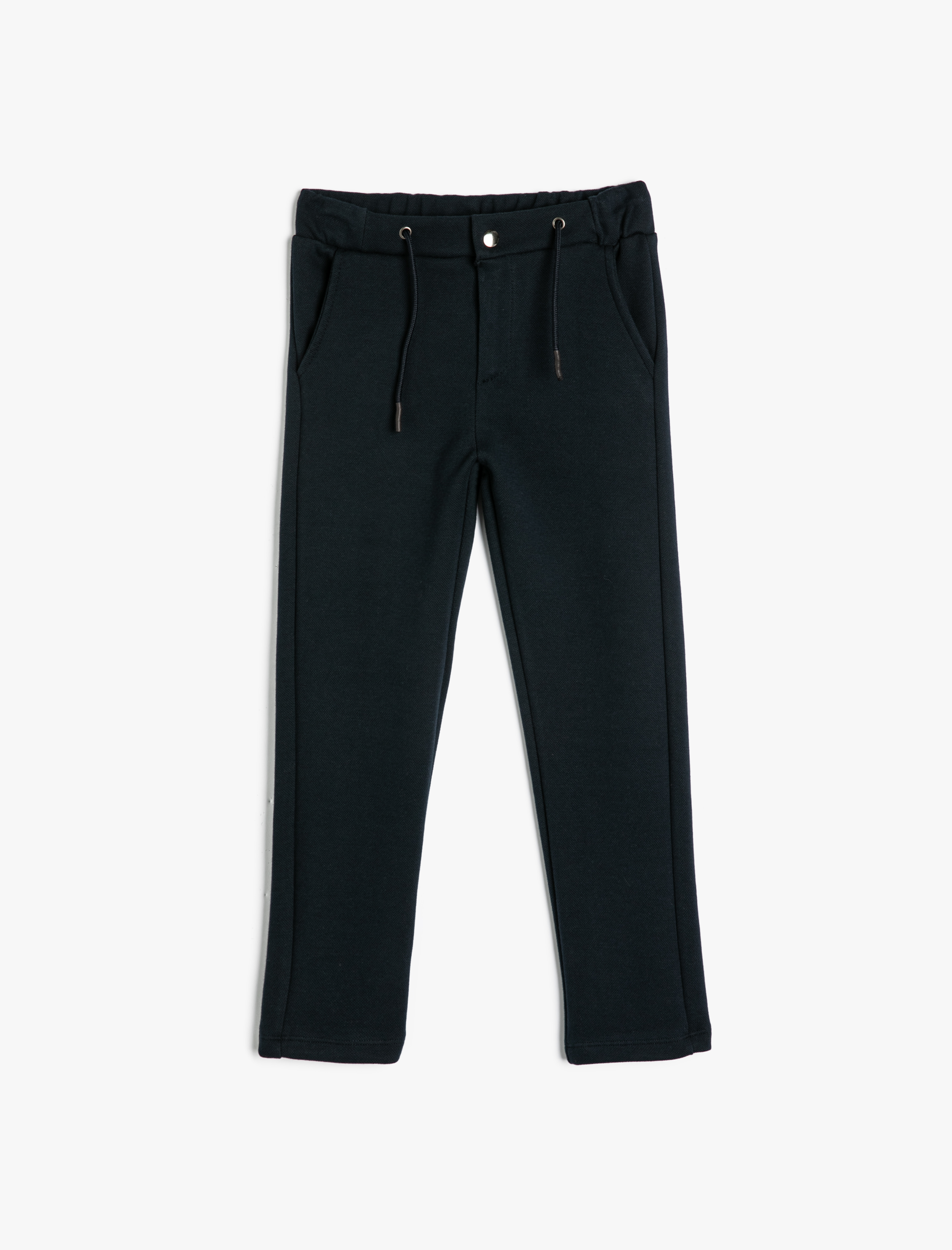  Erkek Çocuk Beli Bağlamalı Cep Detaylı Basic Okul Eşofman Altı