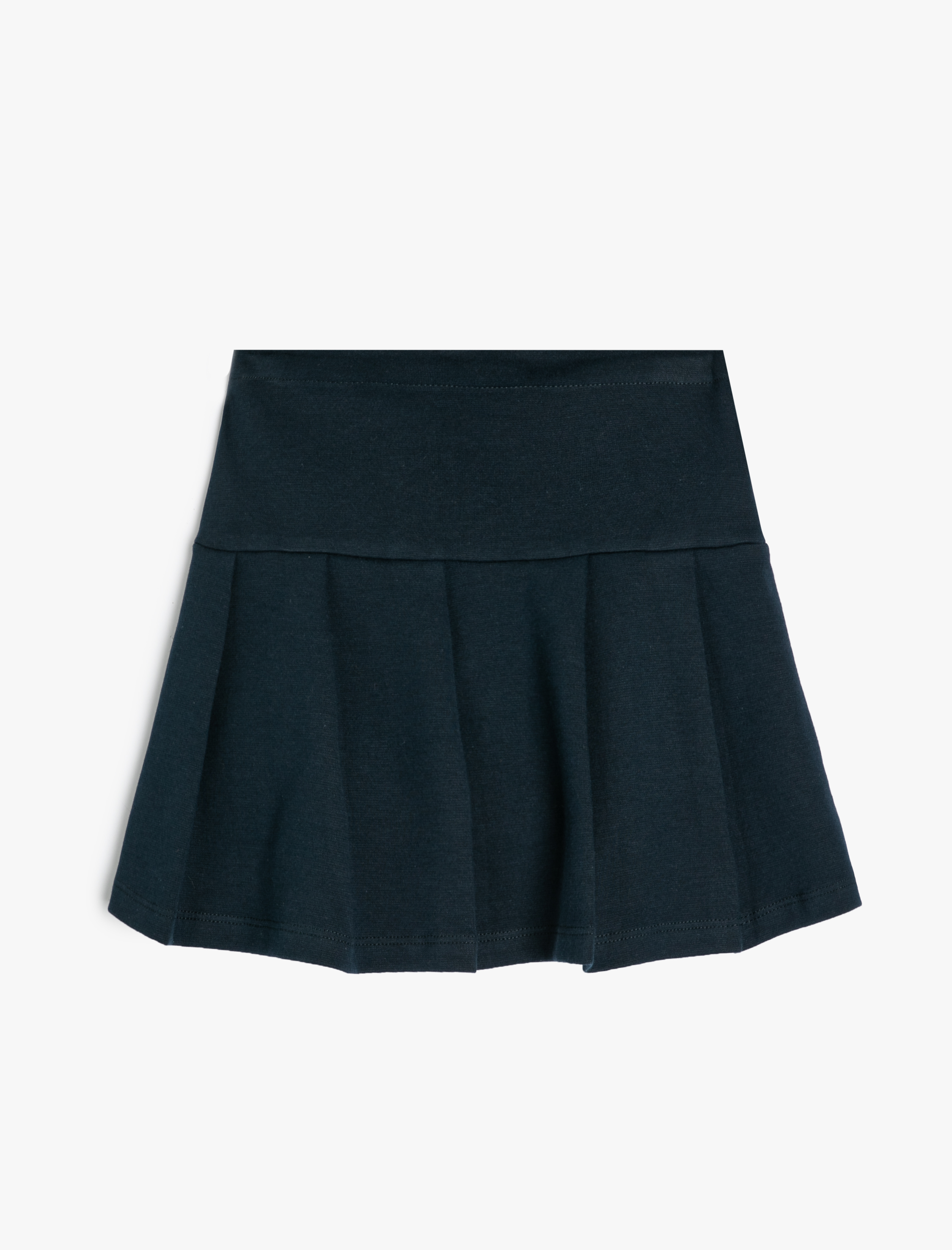  Kız Çocuk Pamuklu Basic Pileli Etek