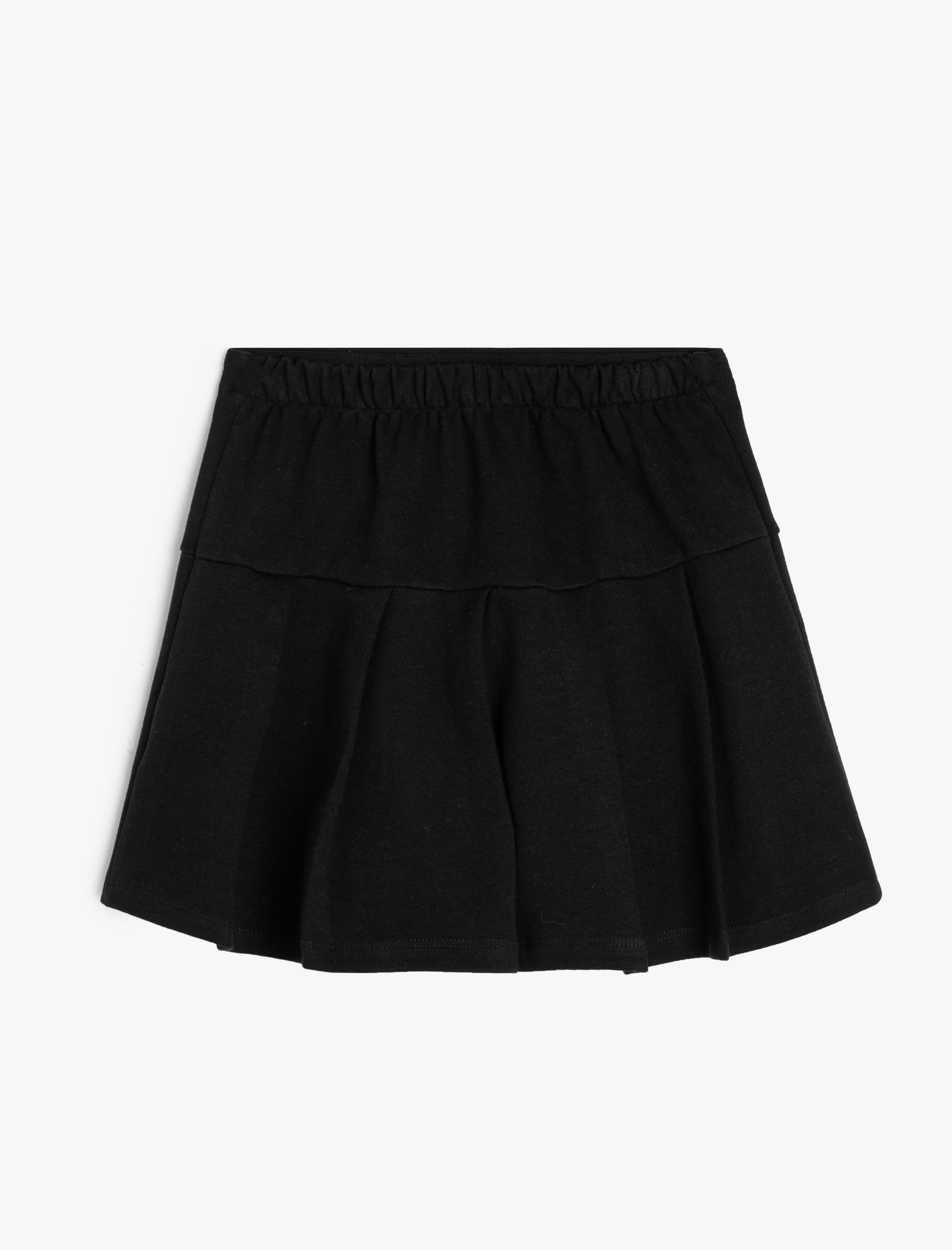  Kız Çocuk Pamuklu Basic Pileli Etek