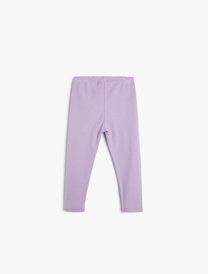 Kız Bebek Basic Tayt Ribanalı Pamuklu