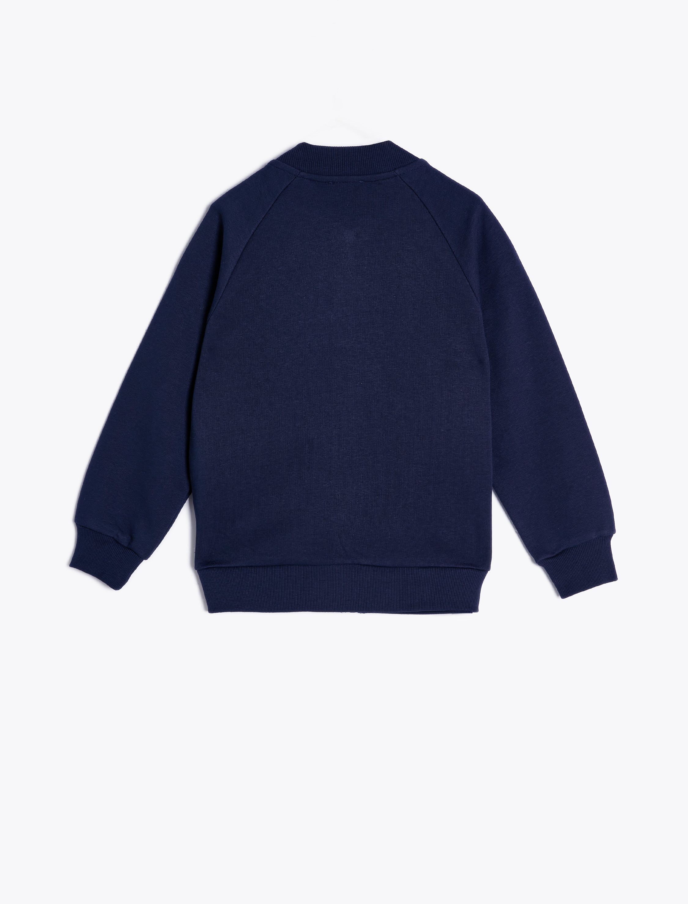  Erkek Çocuk Cep Detaylı Pamuklu Fermuarlı Sweatshirt