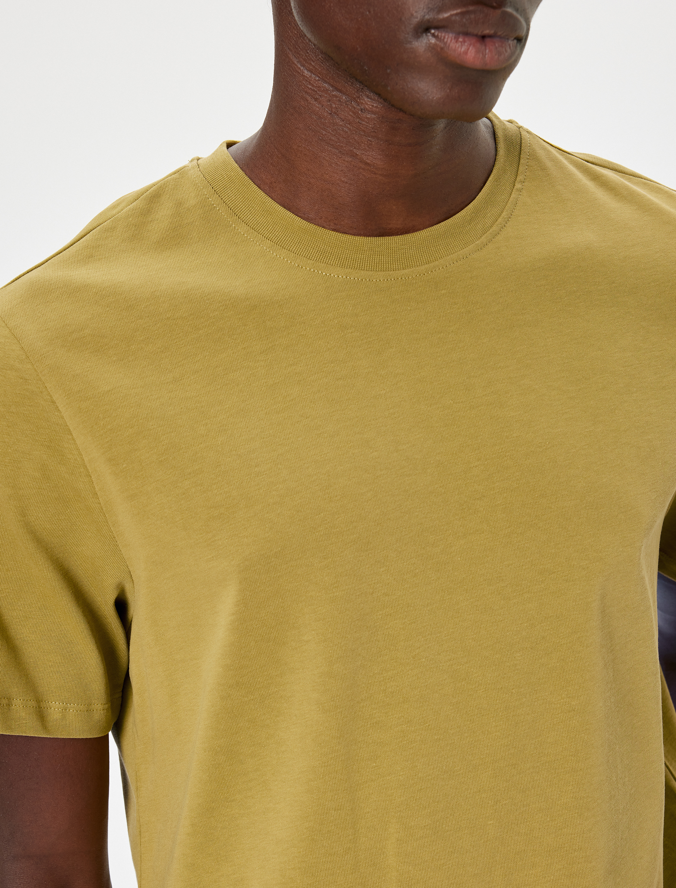   Bisiklet Yaka Kısa Kollu Pamuklu Basic Tişört