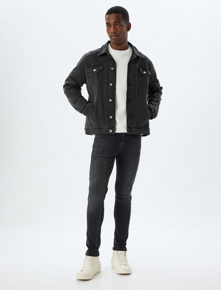  Skinny Fit Kot Pantolon - Michael Jean