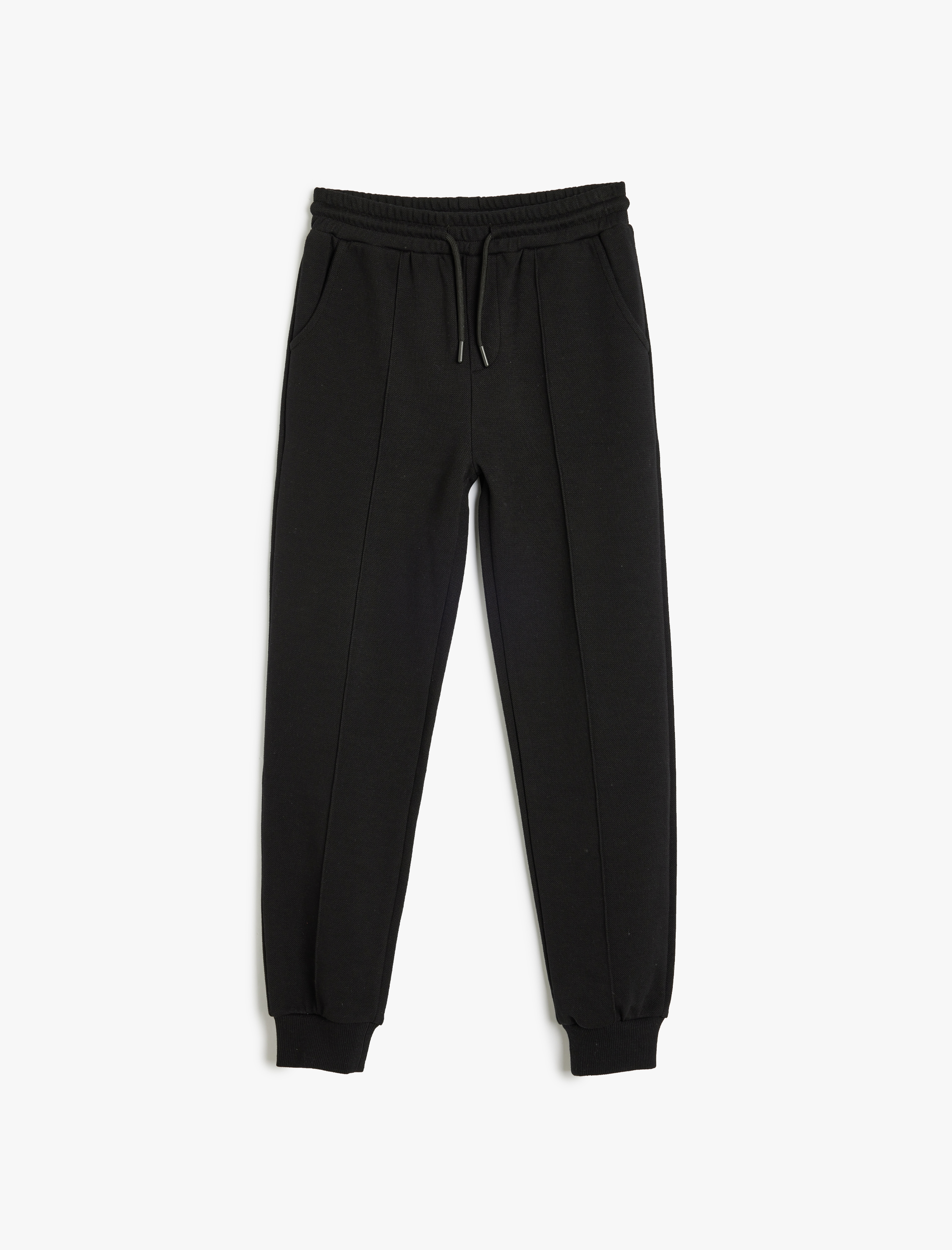  Erkek Çocuk Basic Jogger Eşofman Altı Beli Bağlamalı Şardonlu