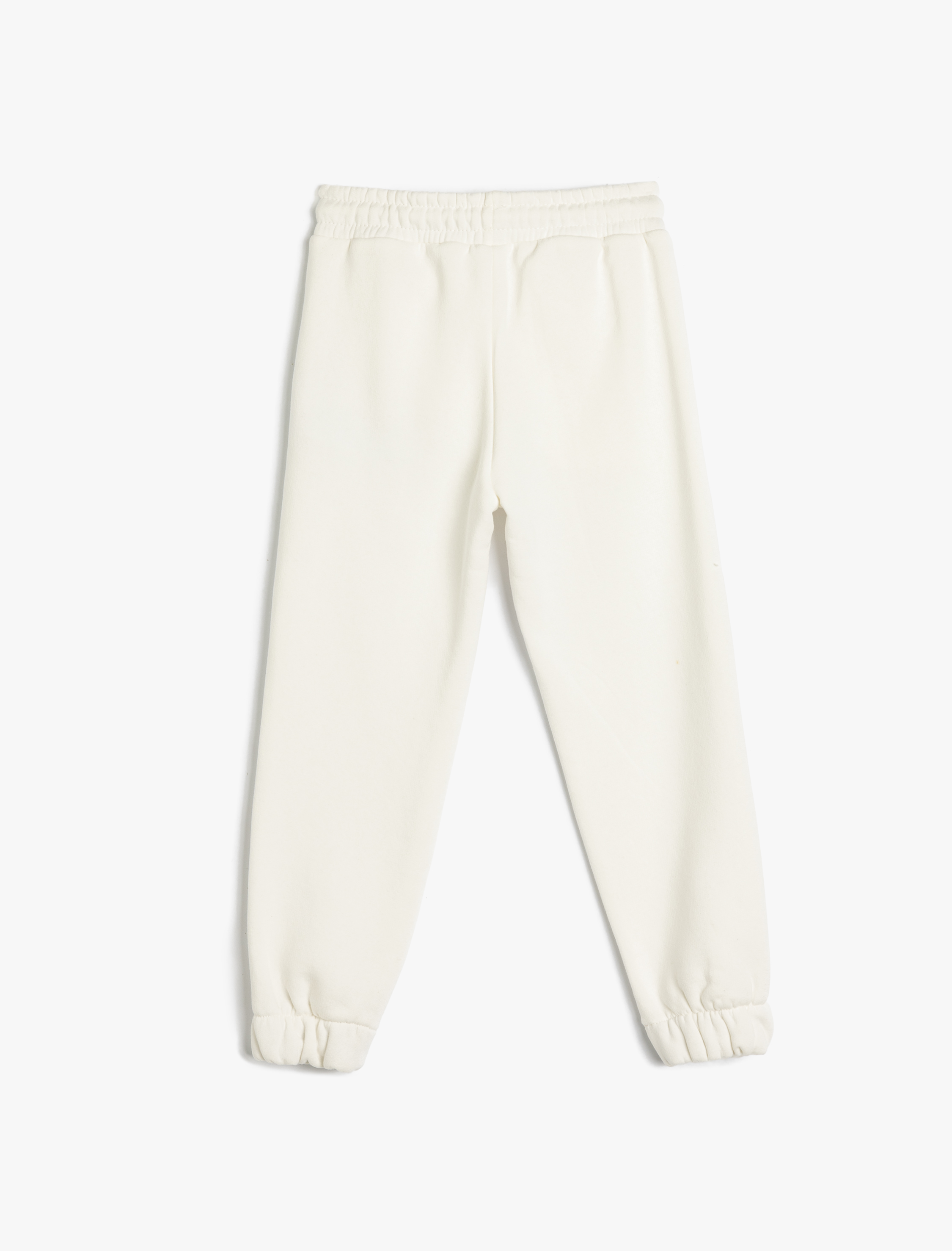  Erkek Çocuk Jogger Eşofman Altı Slogan Baskılı Beli Bağcıklı Cep Detaylı Şardonlu