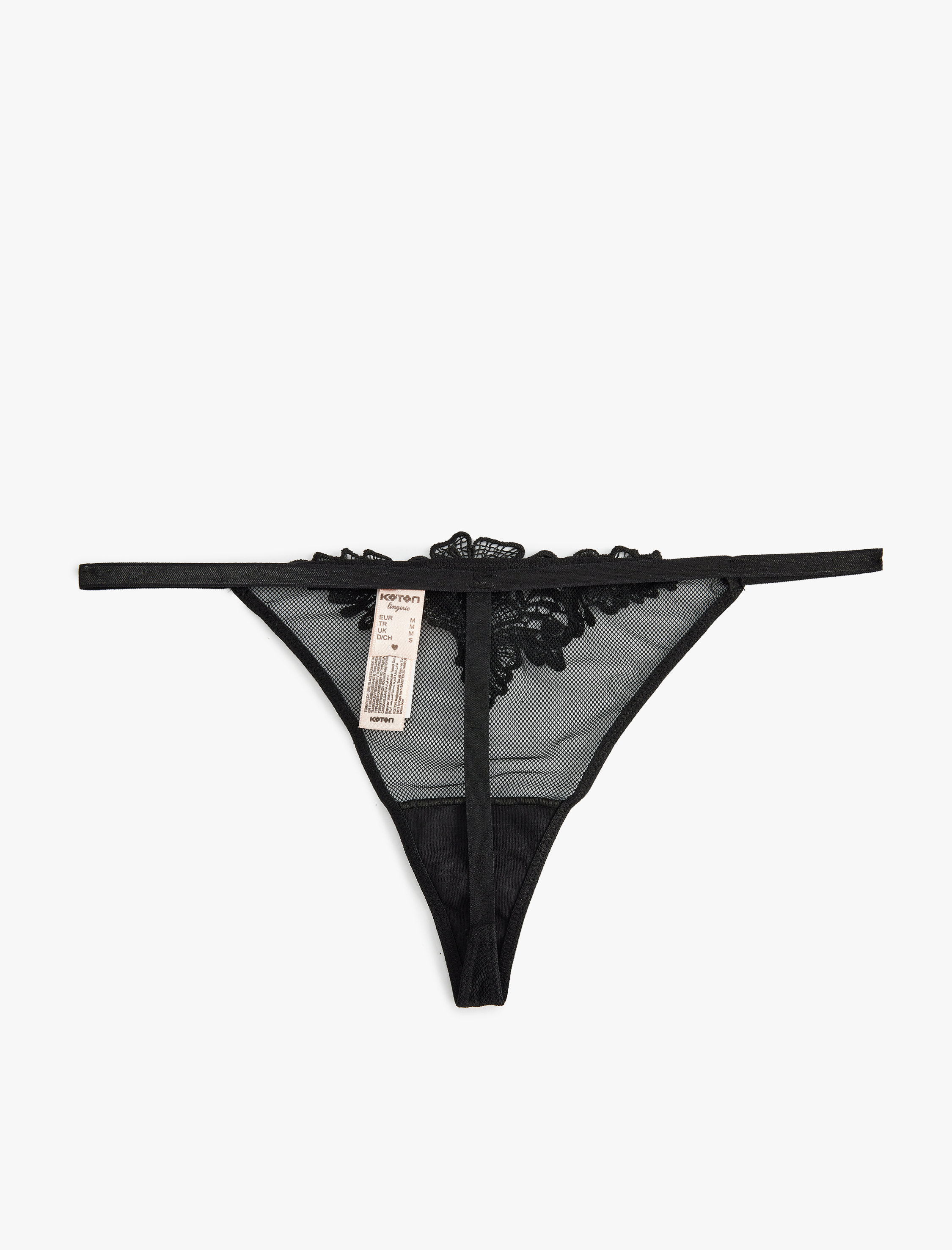   Dantel String Külot Transparan